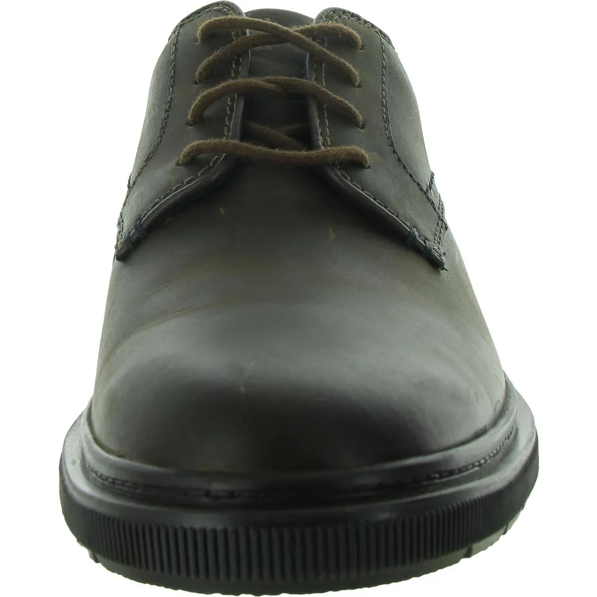 Burchill Derby Mens Leather Round Toe Derby Shoes