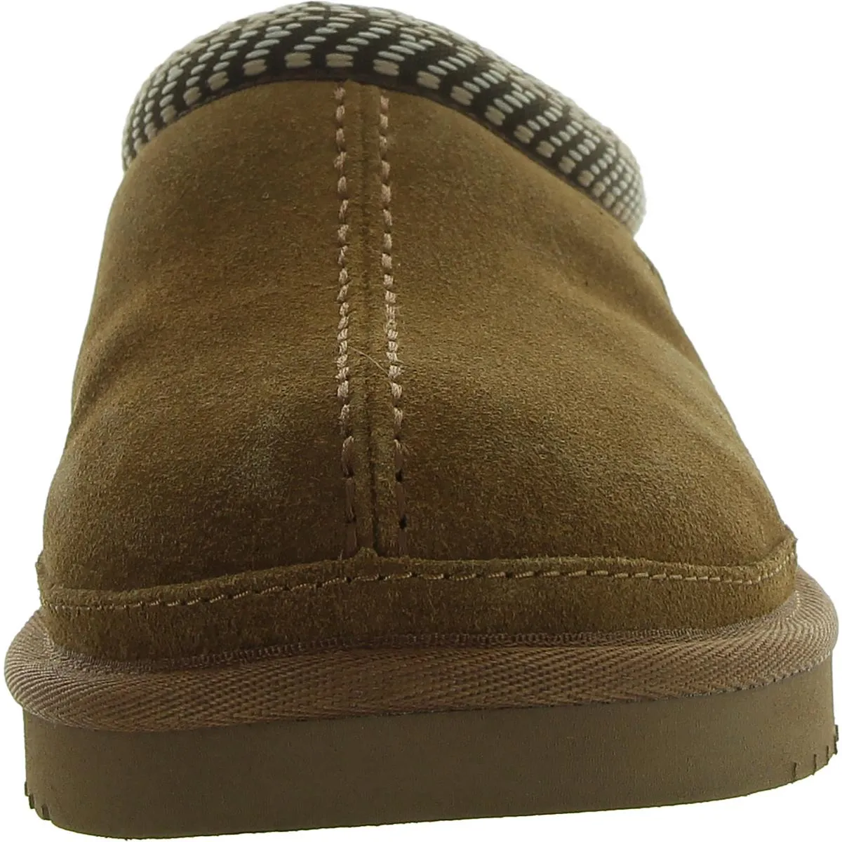 BURREE Womens Suede Round toe Clogs