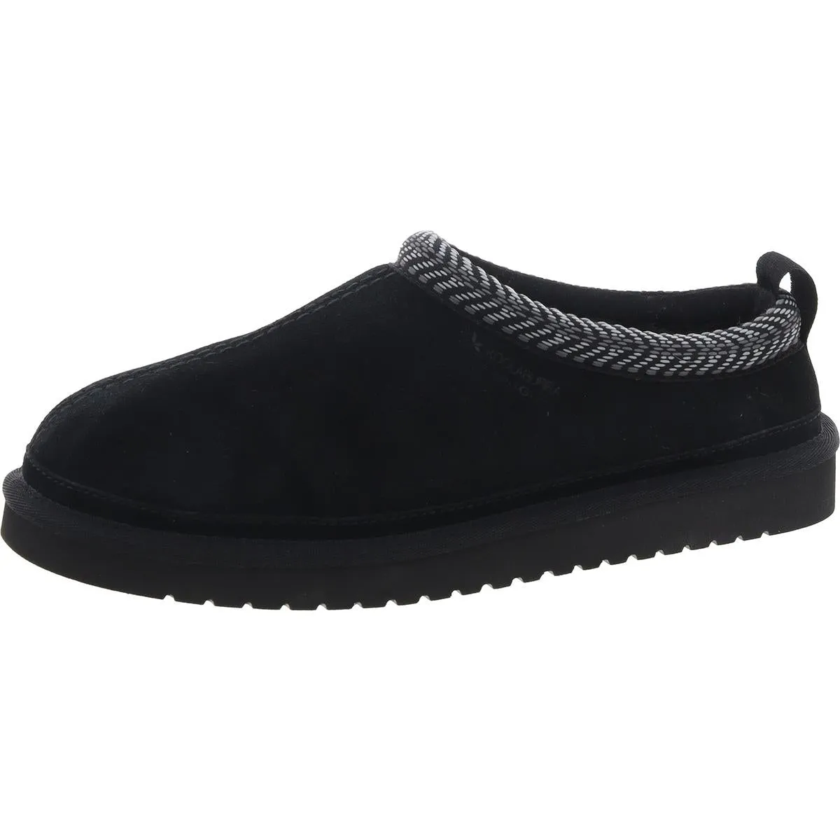 BURREE Womens Suede Round toe Clogs