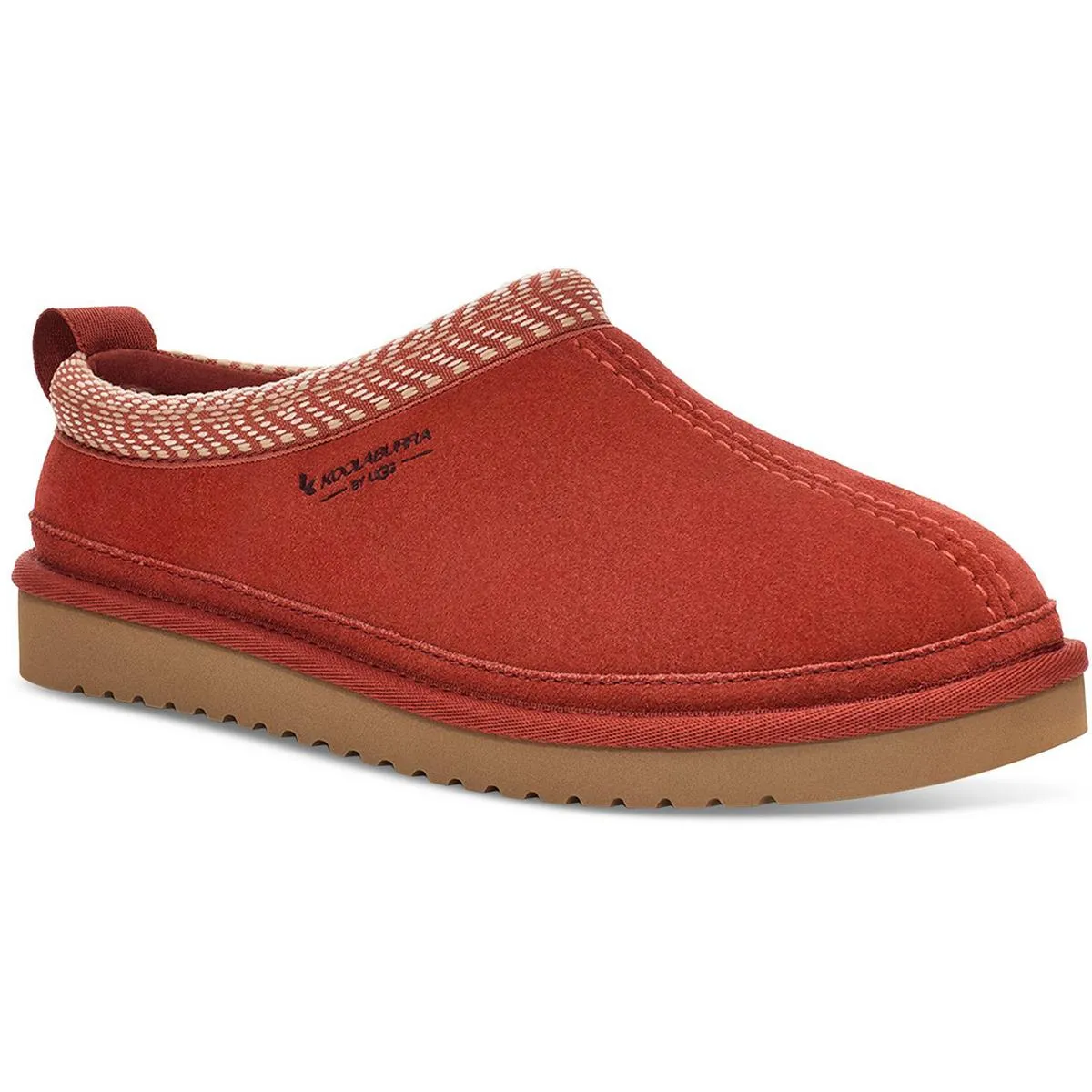 BURREE Womens Suede Round toe Clogs