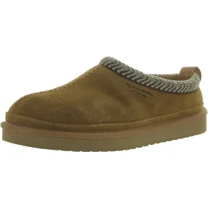 BURREE Womens Suede Round toe Clogs