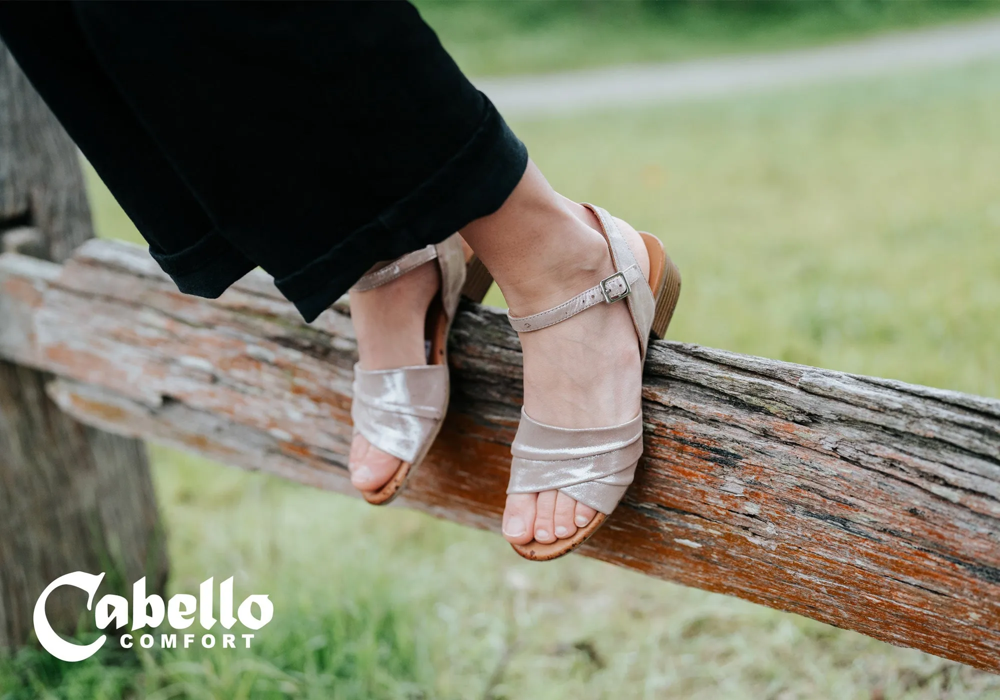 Cabello Comfort Yenice Womens Comfortable European Leather Sandals Cabello Comfort Shoes