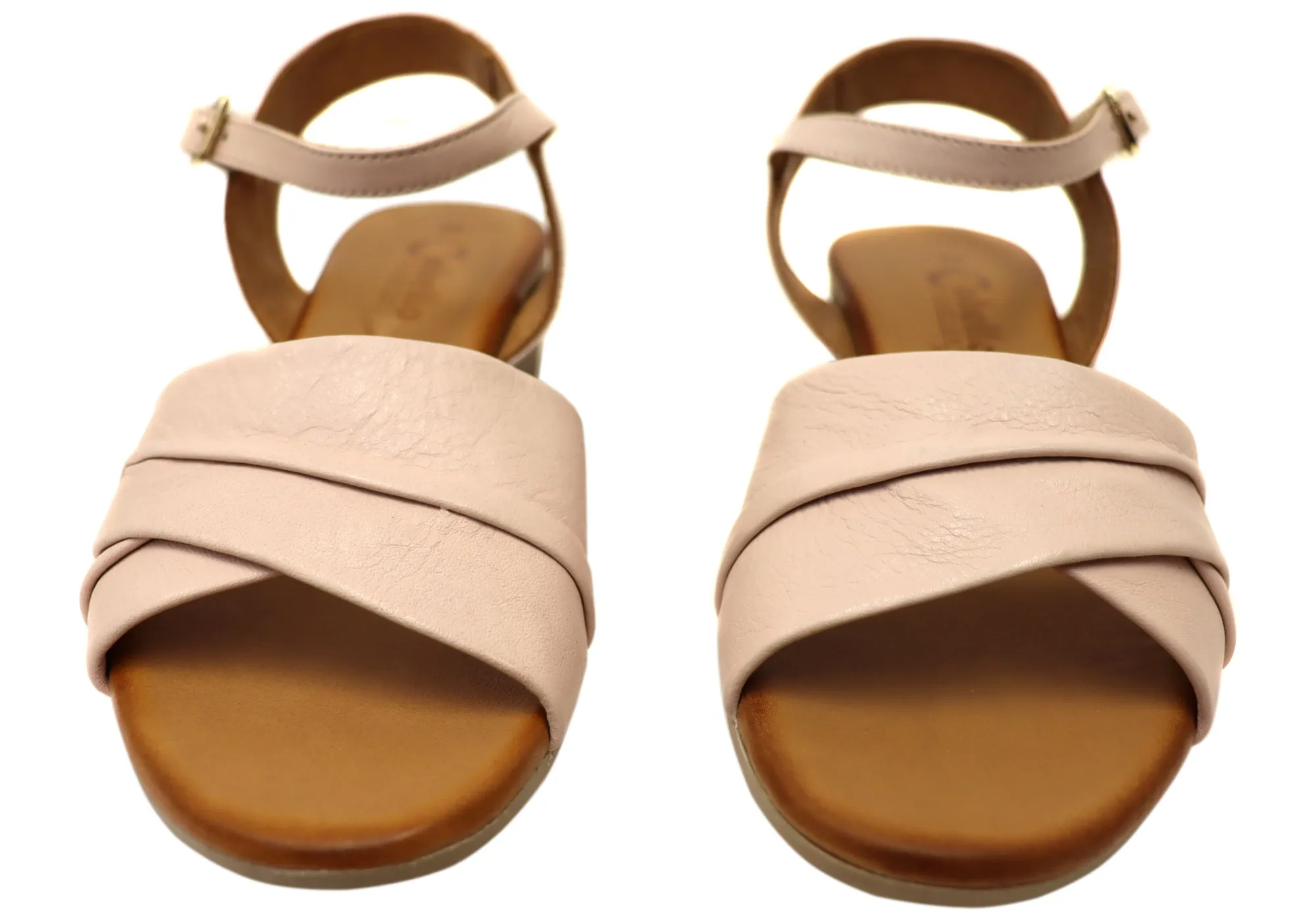 Cabello Comfort Yenice Womens Comfortable European Leather Sandals Cabello Comfort Shoes