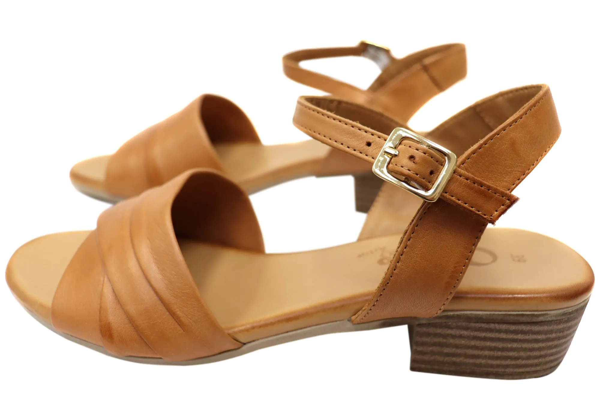 Cabello Comfort Yenice Womens Comfortable European Leather Sandals Cabello Comfort Shoes