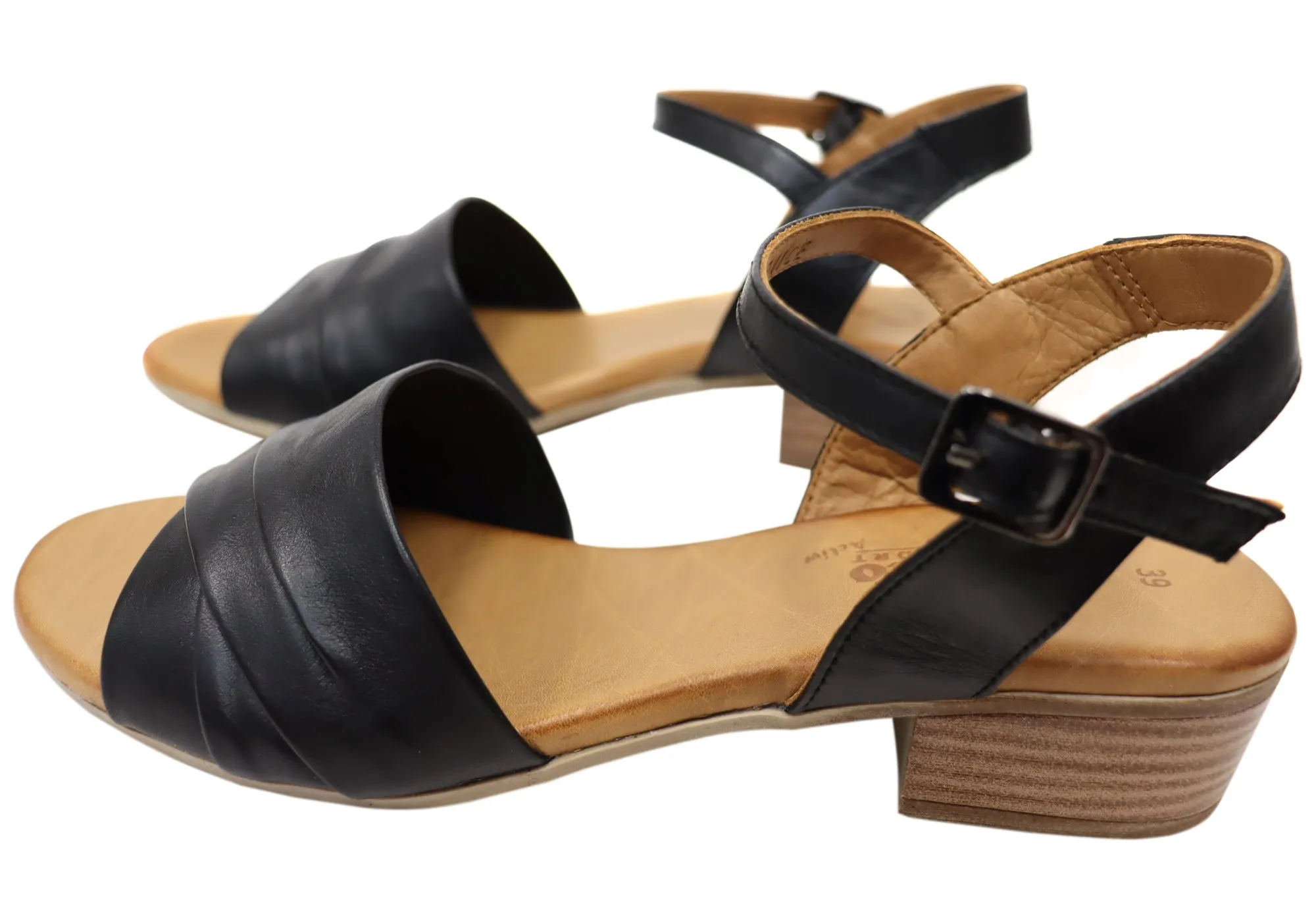 Cabello Comfort Yenice Womens Comfortable European Leather Sandals Cabello Comfort Shoes