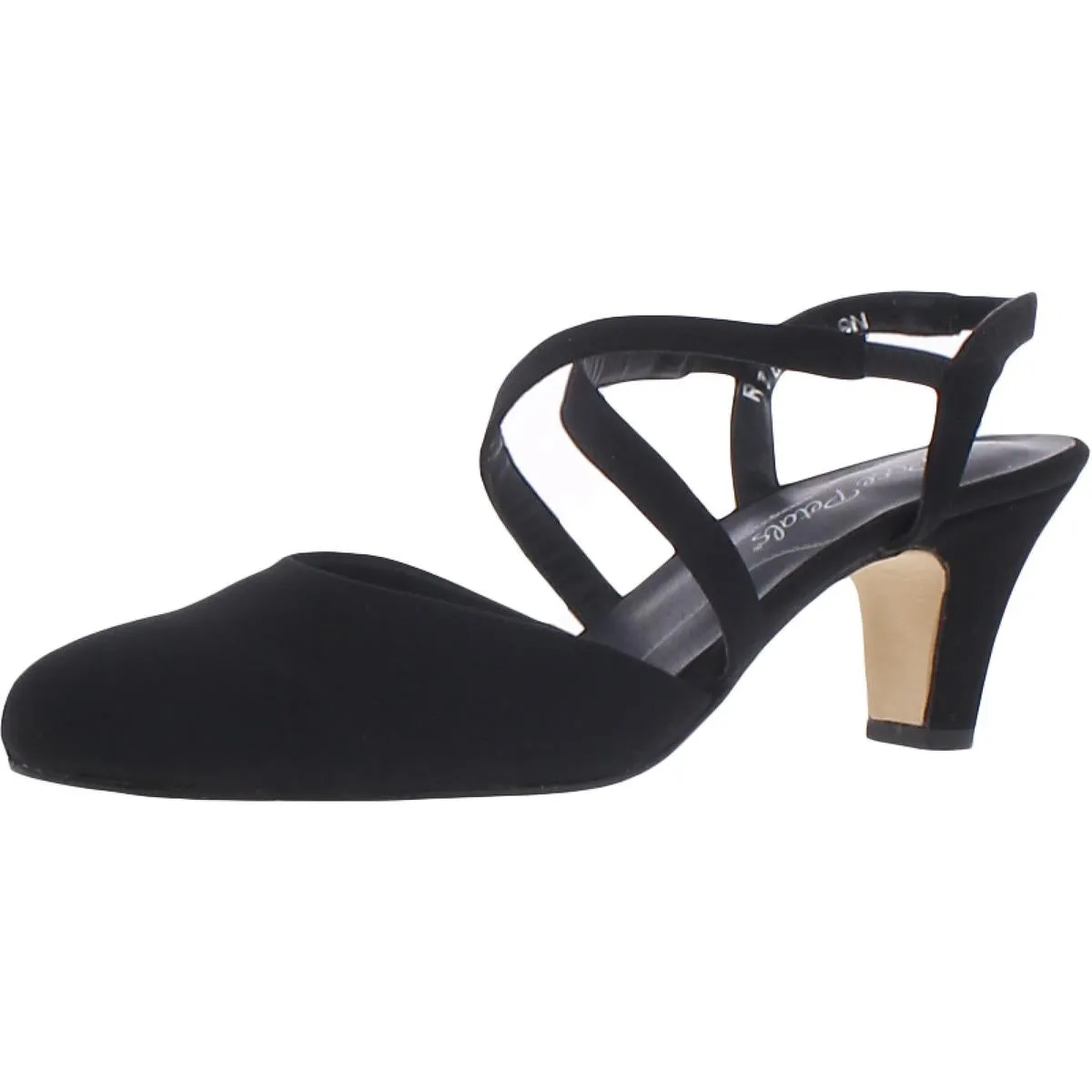 Caliente Womens Strappy Slingback Dress Pumps