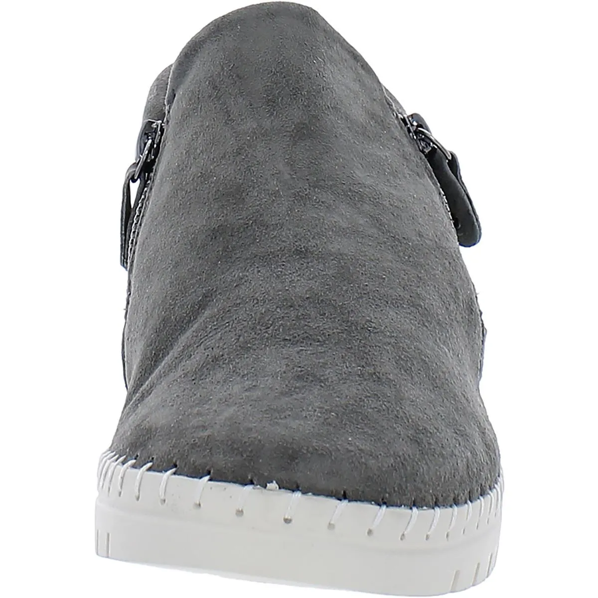 Camberly Womens Suede Zip Up Booties