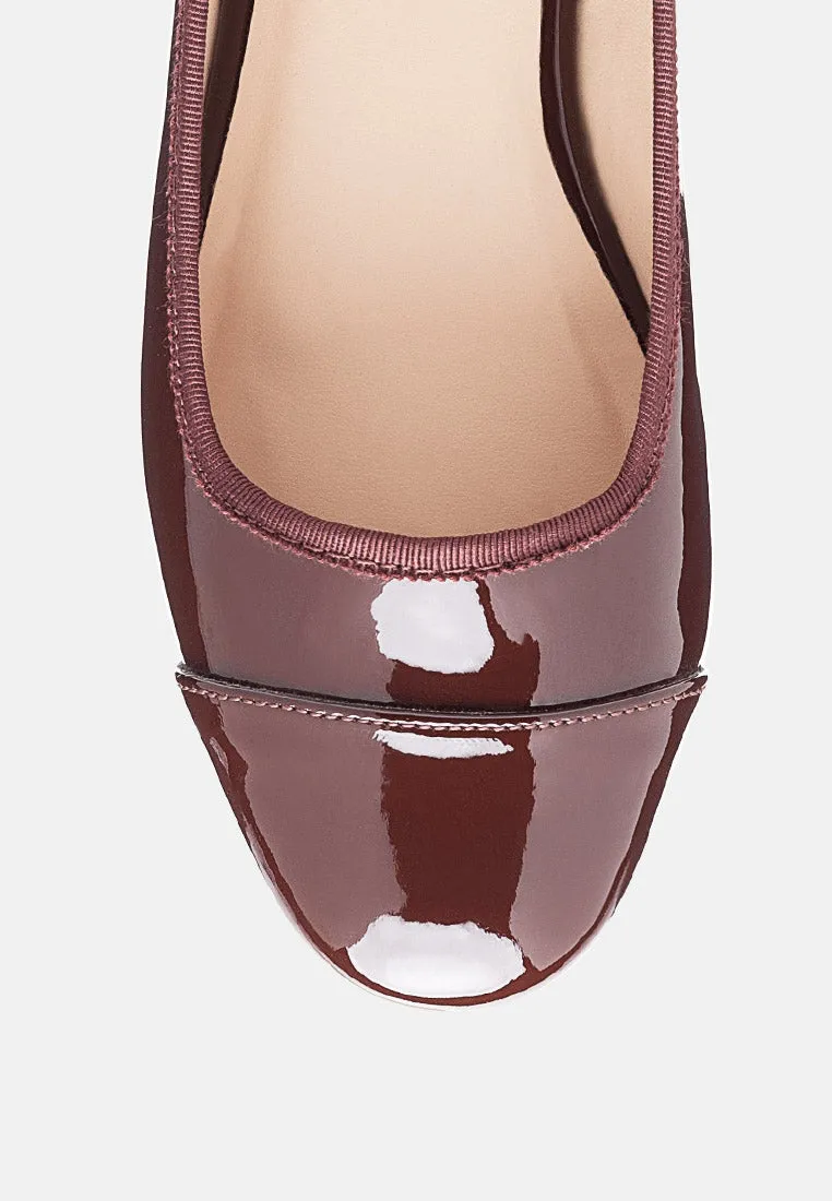 camella round toe ballerina flat shoes