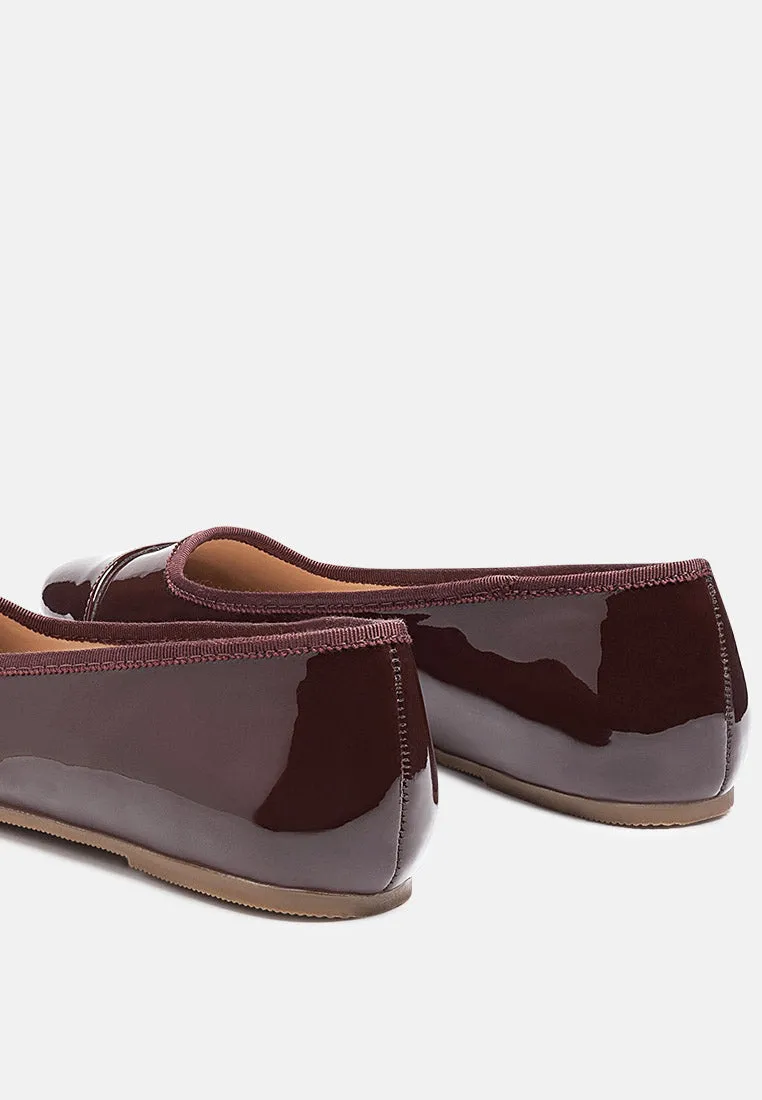 camella round toe ballerina flat shoes