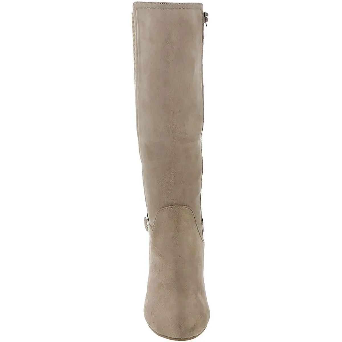 Cara Womens Faux Suede Pull On Knee-High Boots