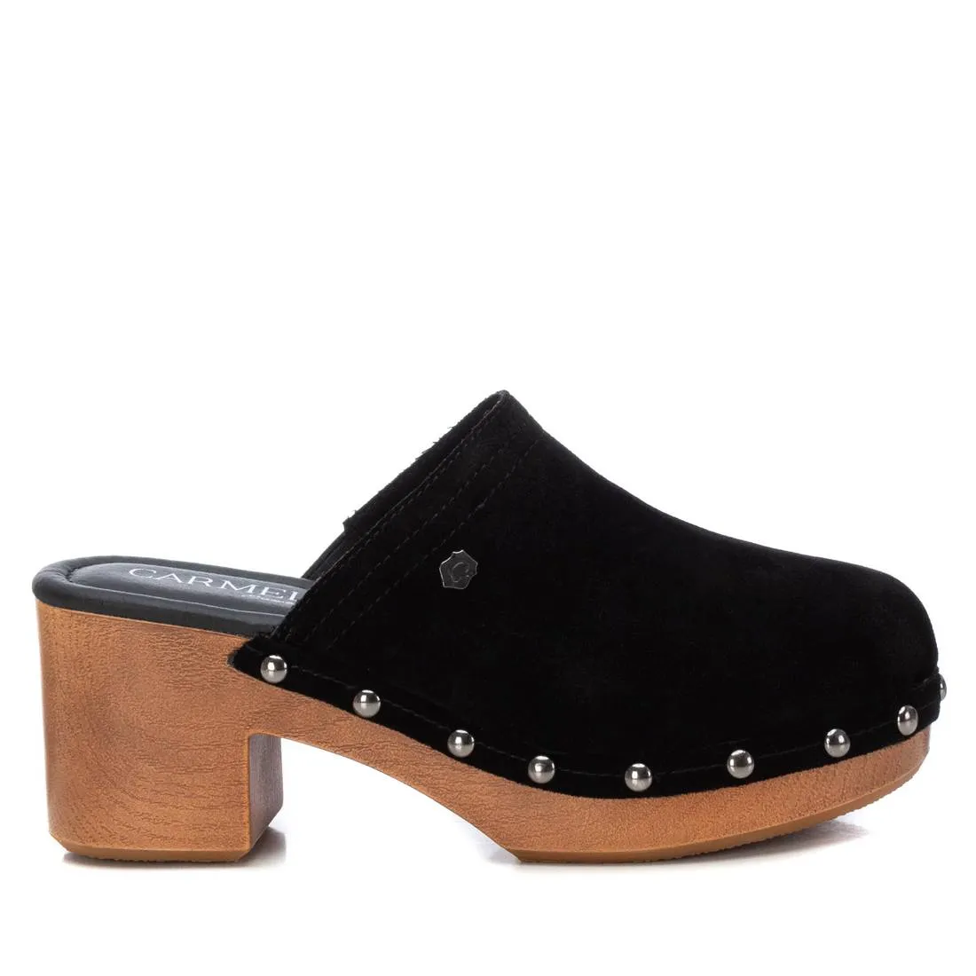 Carmela Leather Collection Women's Heeled Clogs
