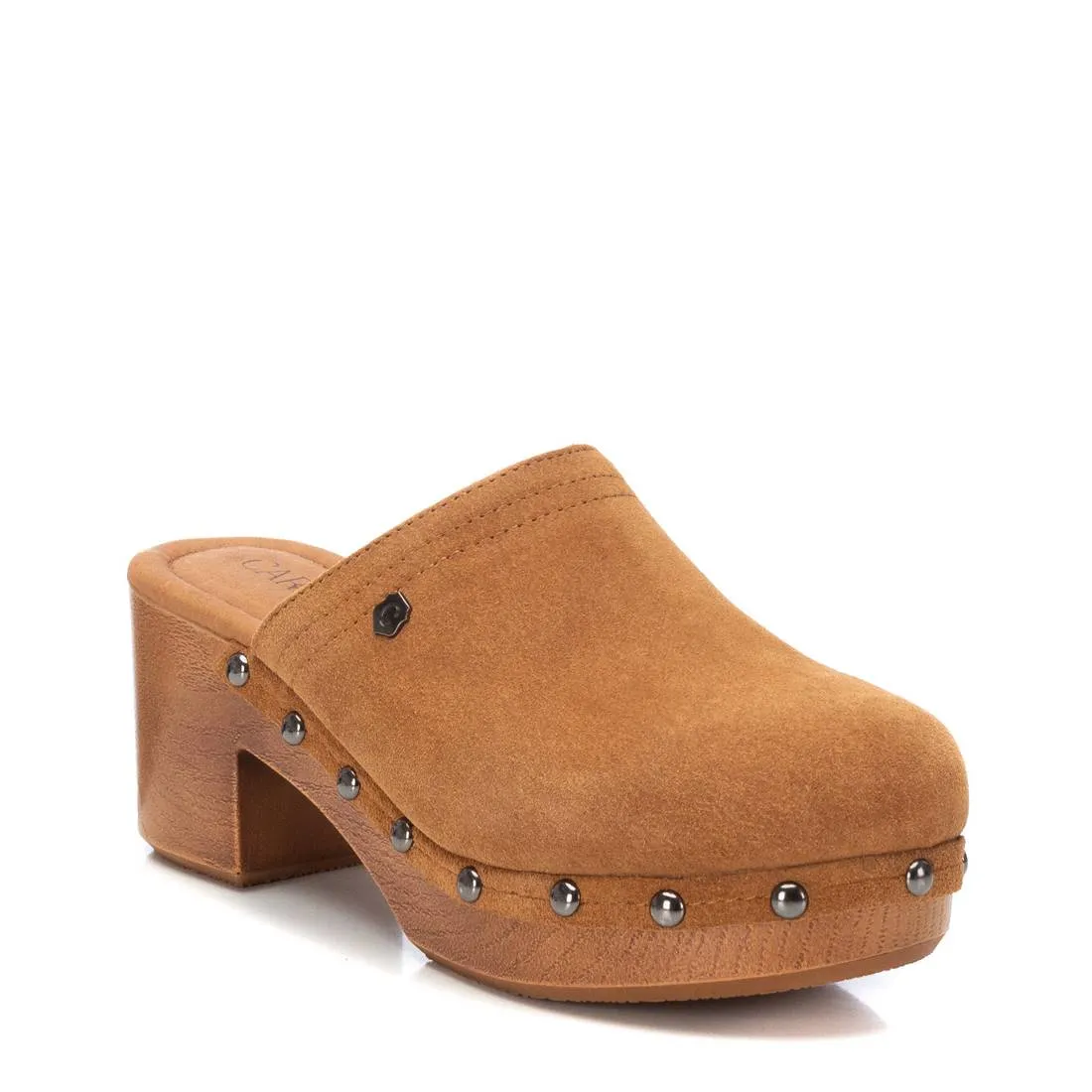 Carmela Leather Collection Women's Heeled Clogs