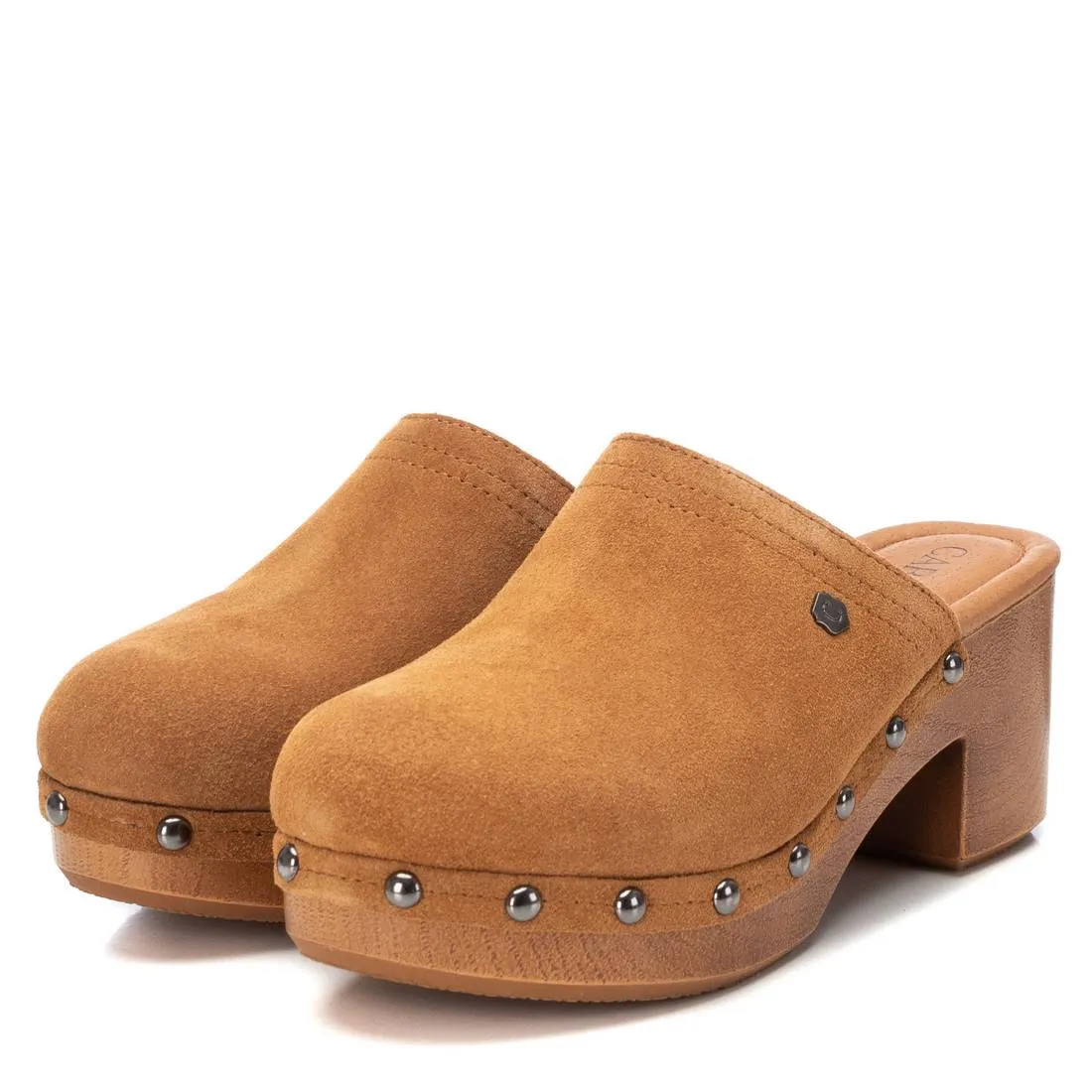 Carmela Leather Collection Women's Heeled Clogs