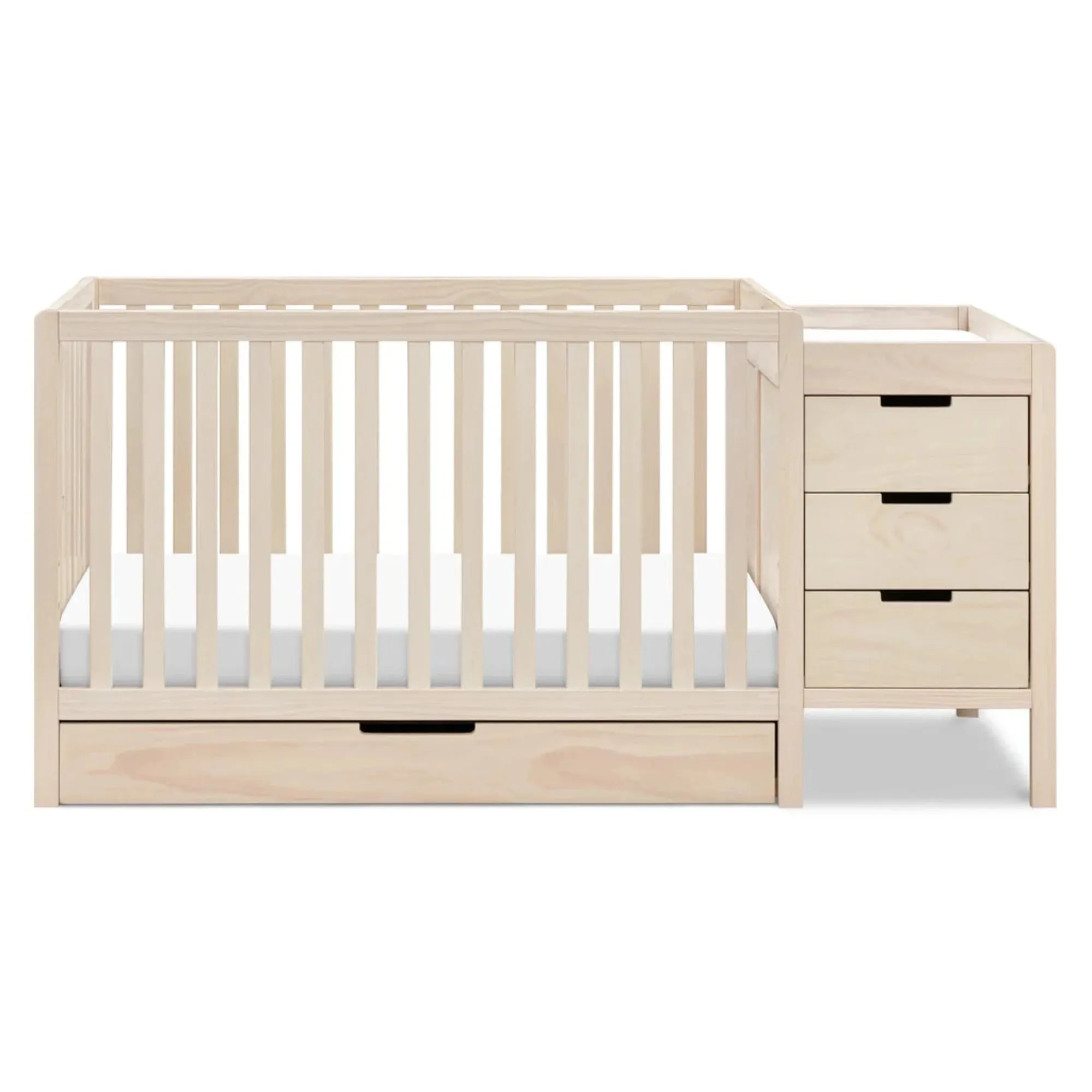 CARTERS by DAVINCI Colby 4-in-1 Convertible Crib & Changer Combo - Washed Natural