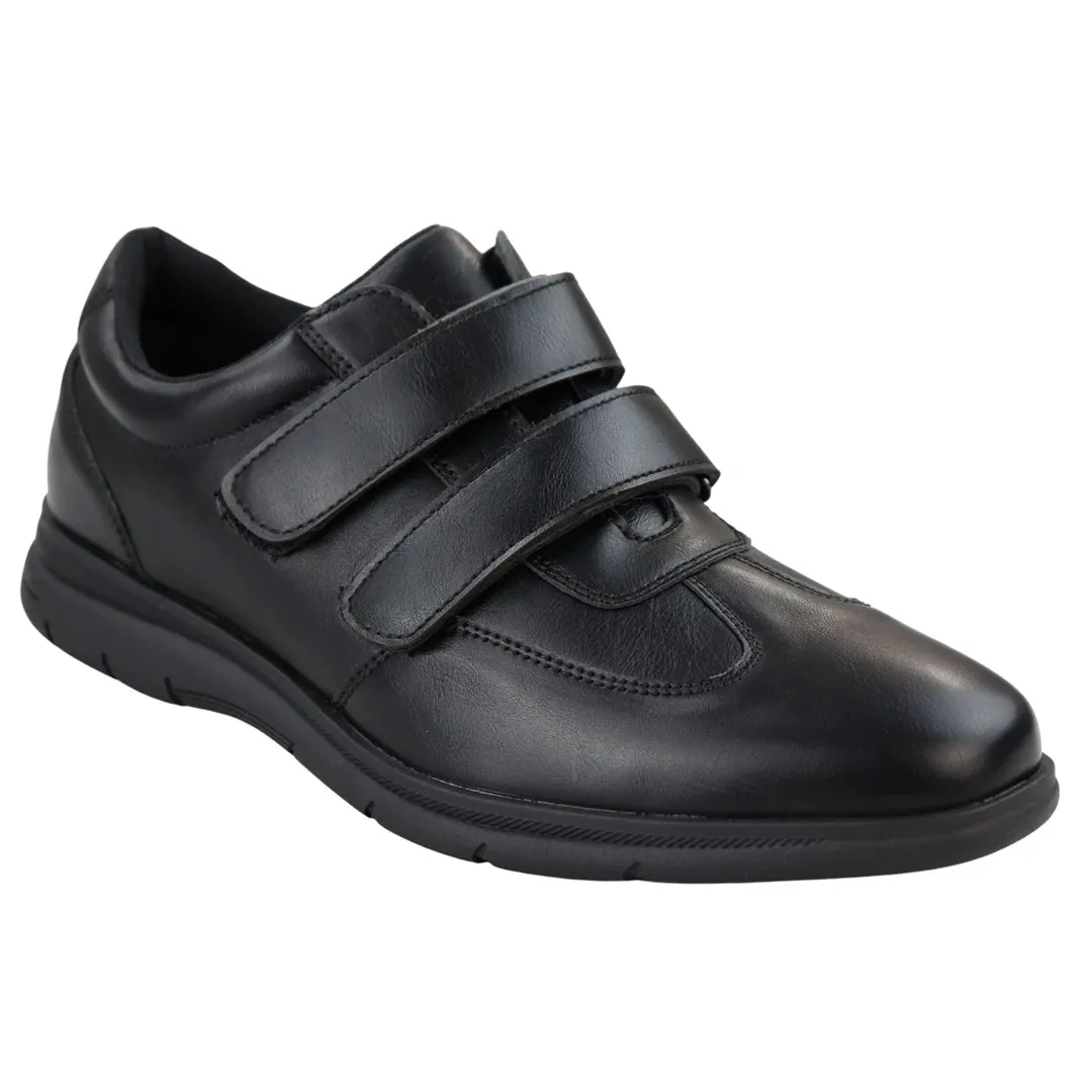 Casual Strap Fastener Slip On Shoes Walking Sneakers