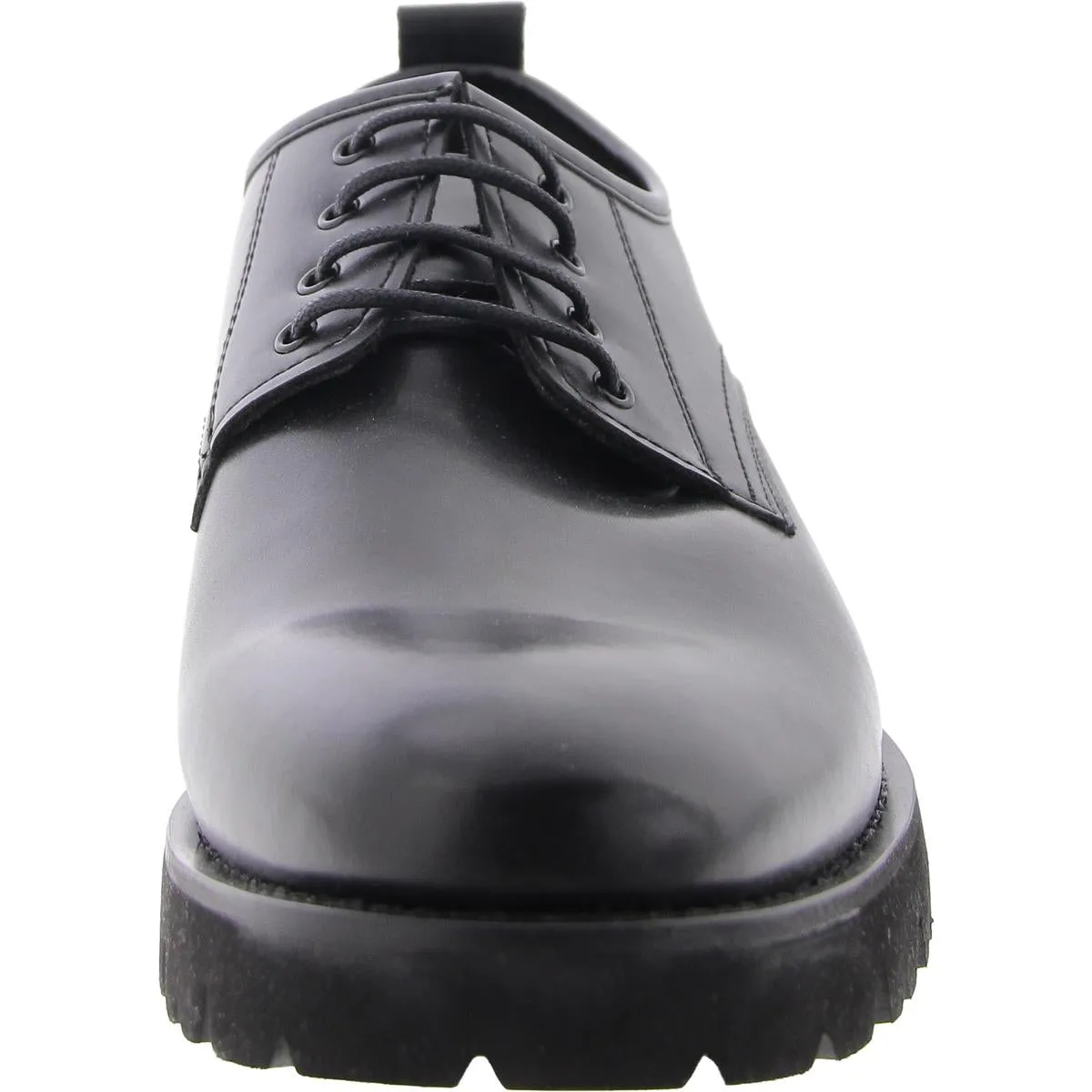 Chadwick Mens Faux Leather Lace-Up Derby Shoes