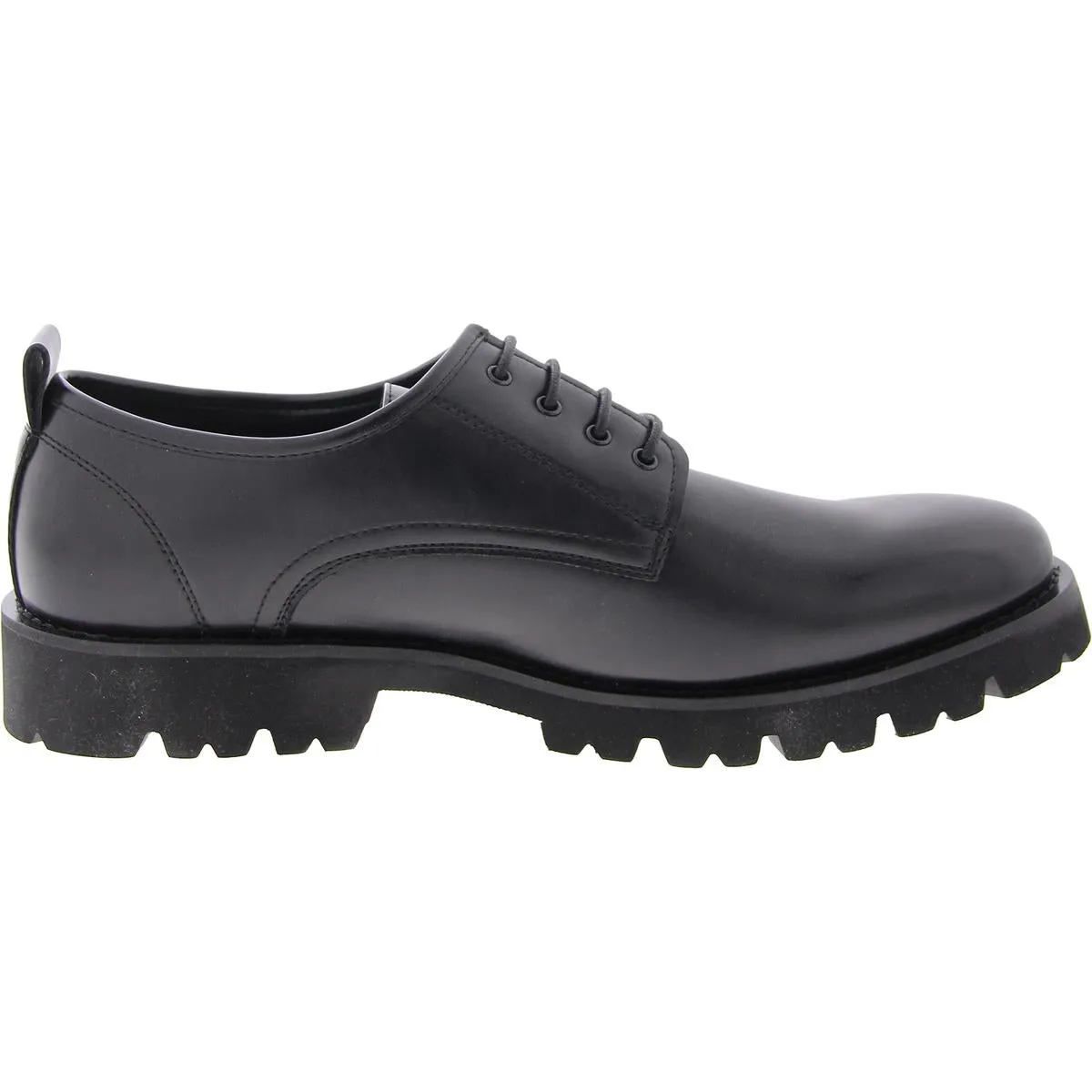 Chadwick Mens Faux Leather Lace-Up Derby Shoes