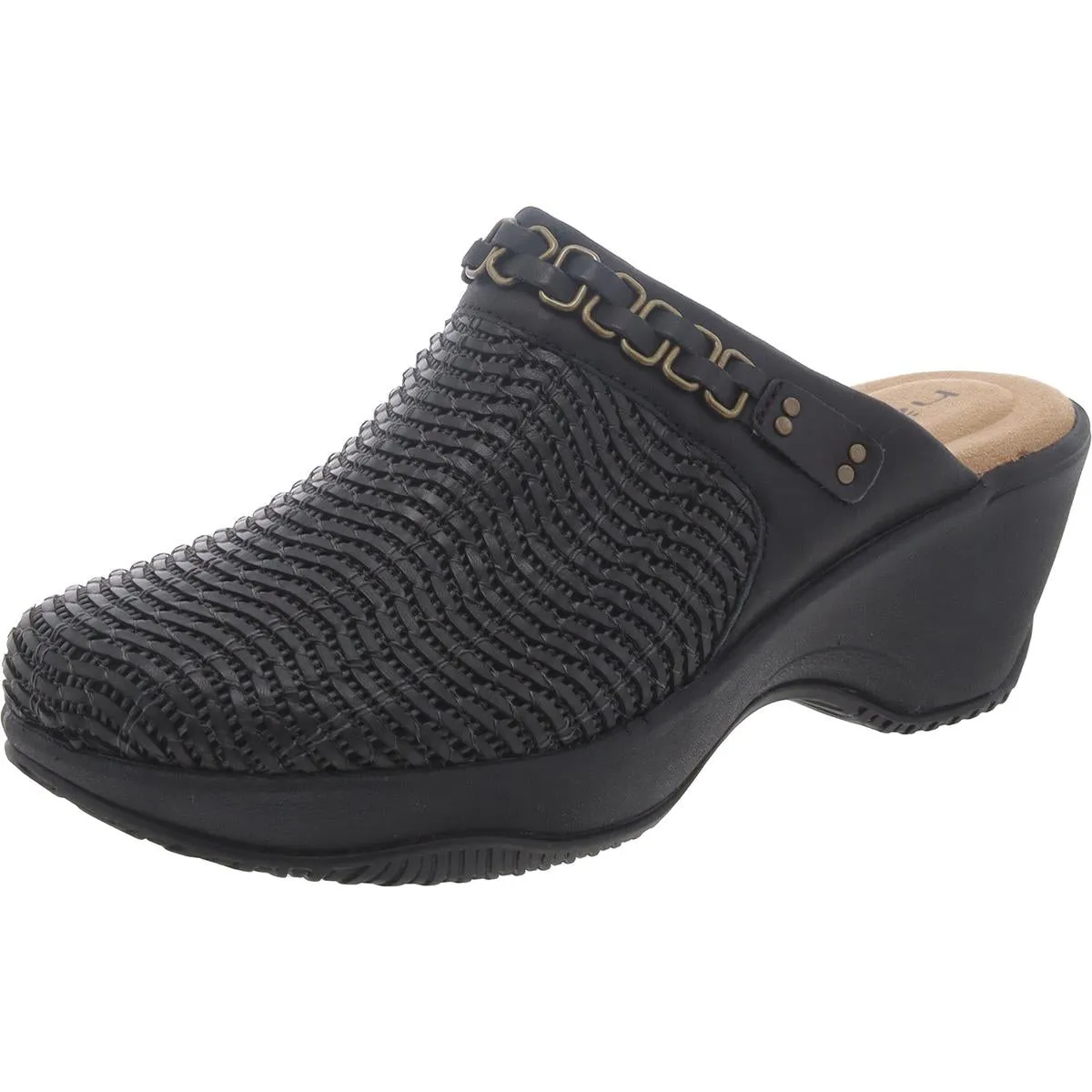 Chloe Womens Woven Clogs
