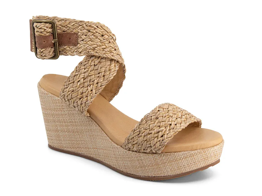 CHOCOLAT BLU ISABEL RAFFIA - NATURAL