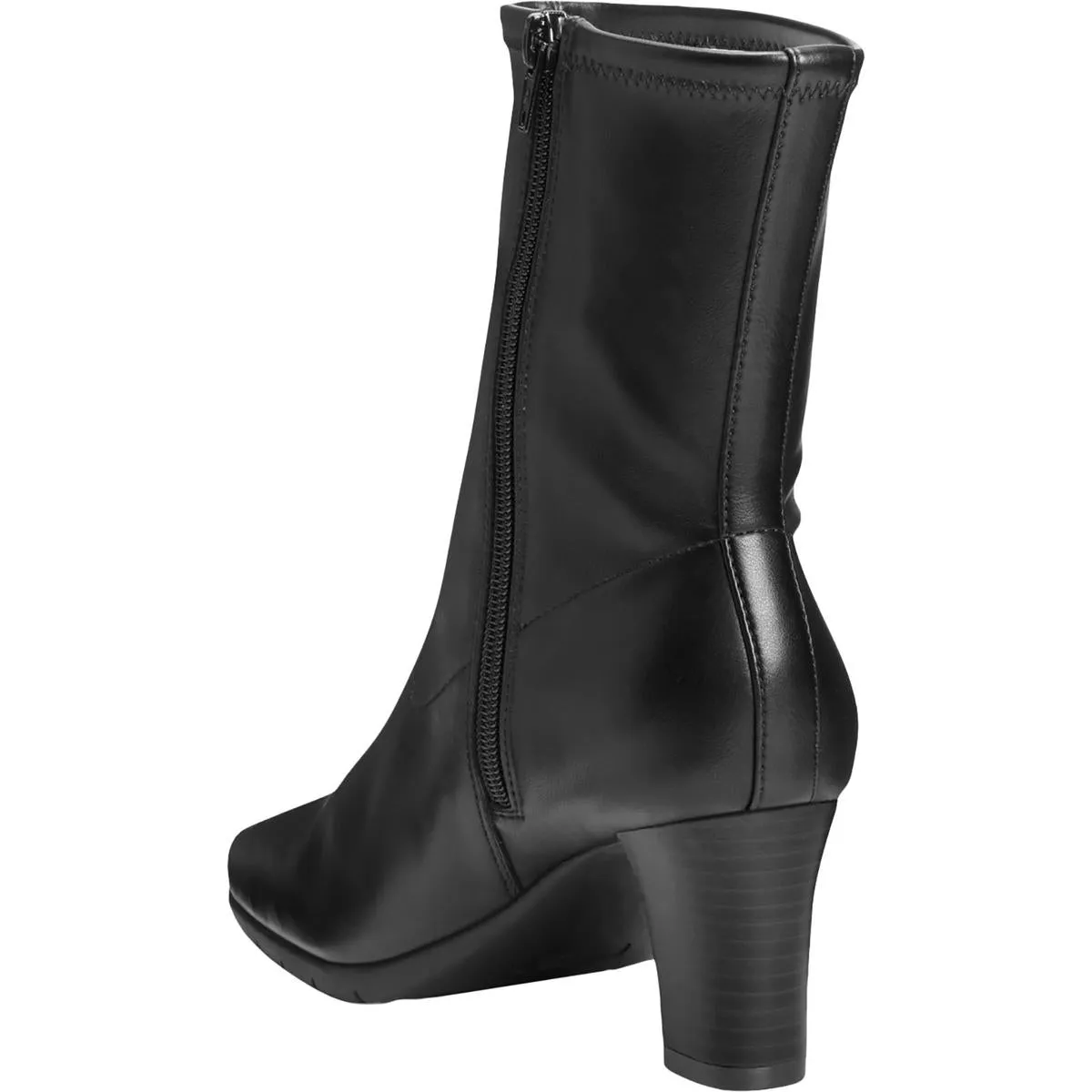 Cinnamon Womens Faux Leather Comfort Insole Dress Boots