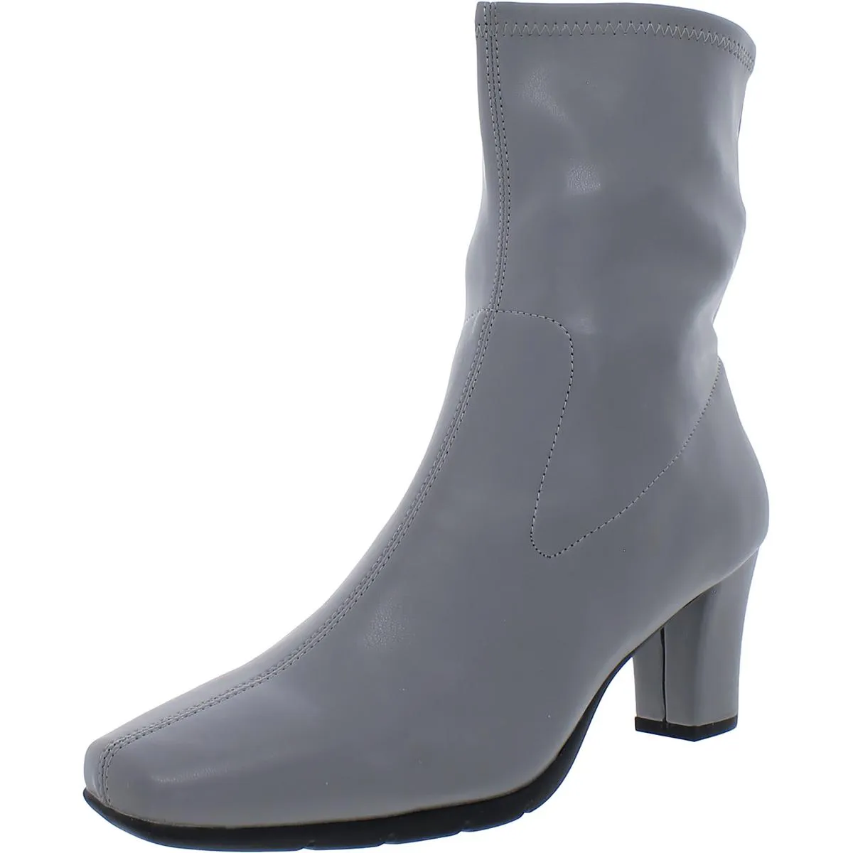Cinnamon Womens Faux Leather Comfort Insole Dress Boots