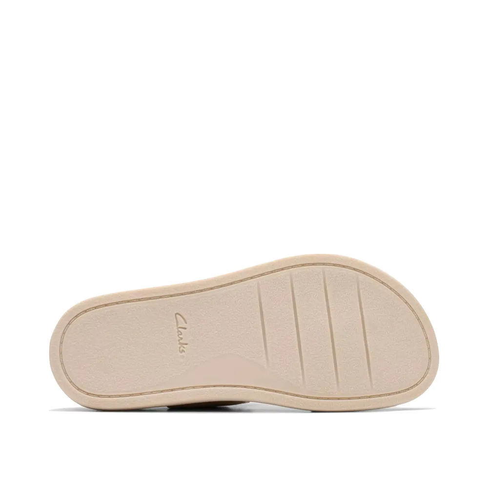 Clarks Women's Arwell Glide Sandal in Metallic Combination