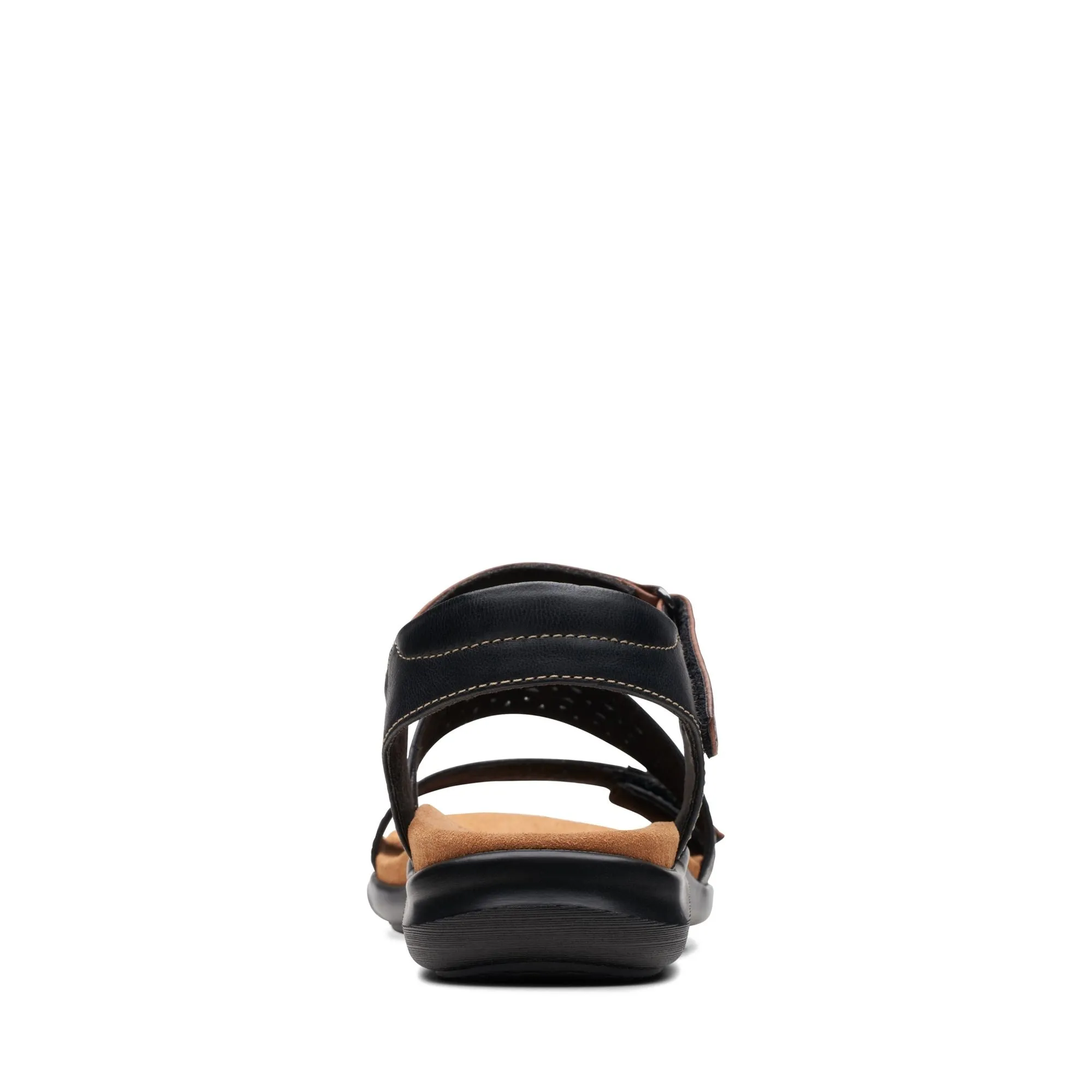 Clarks Women's Kitly Way Strap Sandal in Black