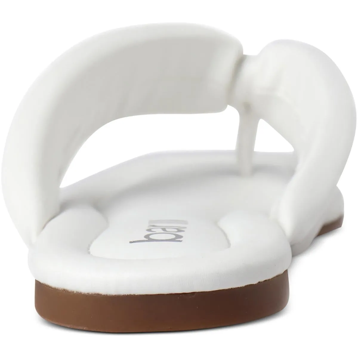 Cloverr Womens Faux Leather Padded Insole Thong Sandals