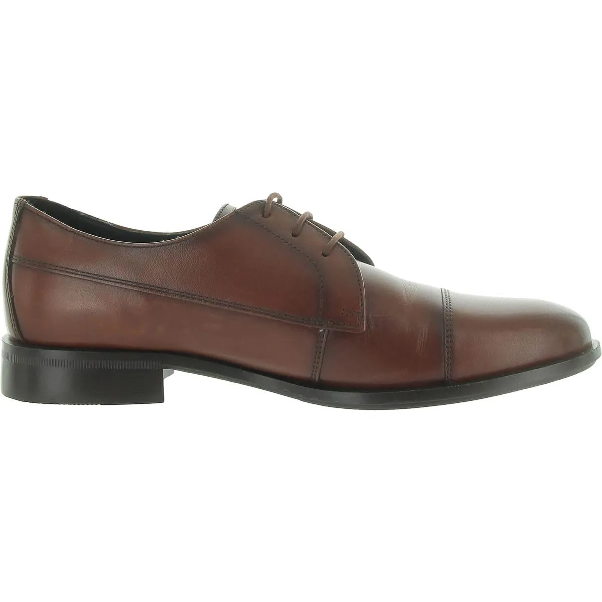 Colby Mens Leather Lace Up Derby Shoes