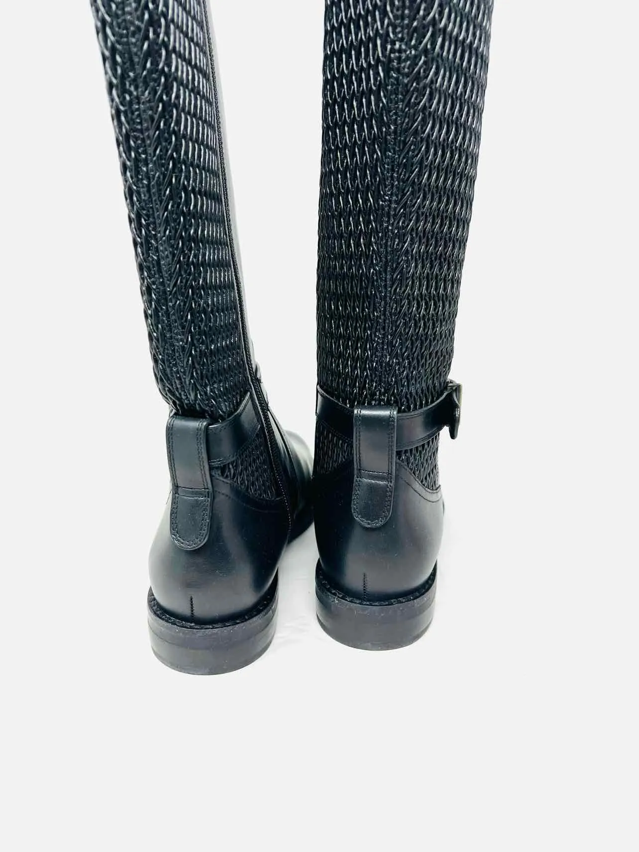 Cole Haan Size 7 Black/Silver Buckle(s) Leather NEW Shoes Boots