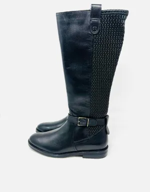 Cole Haan Size 7 Black/Silver Buckle(s) Leather NEW Shoes Boots