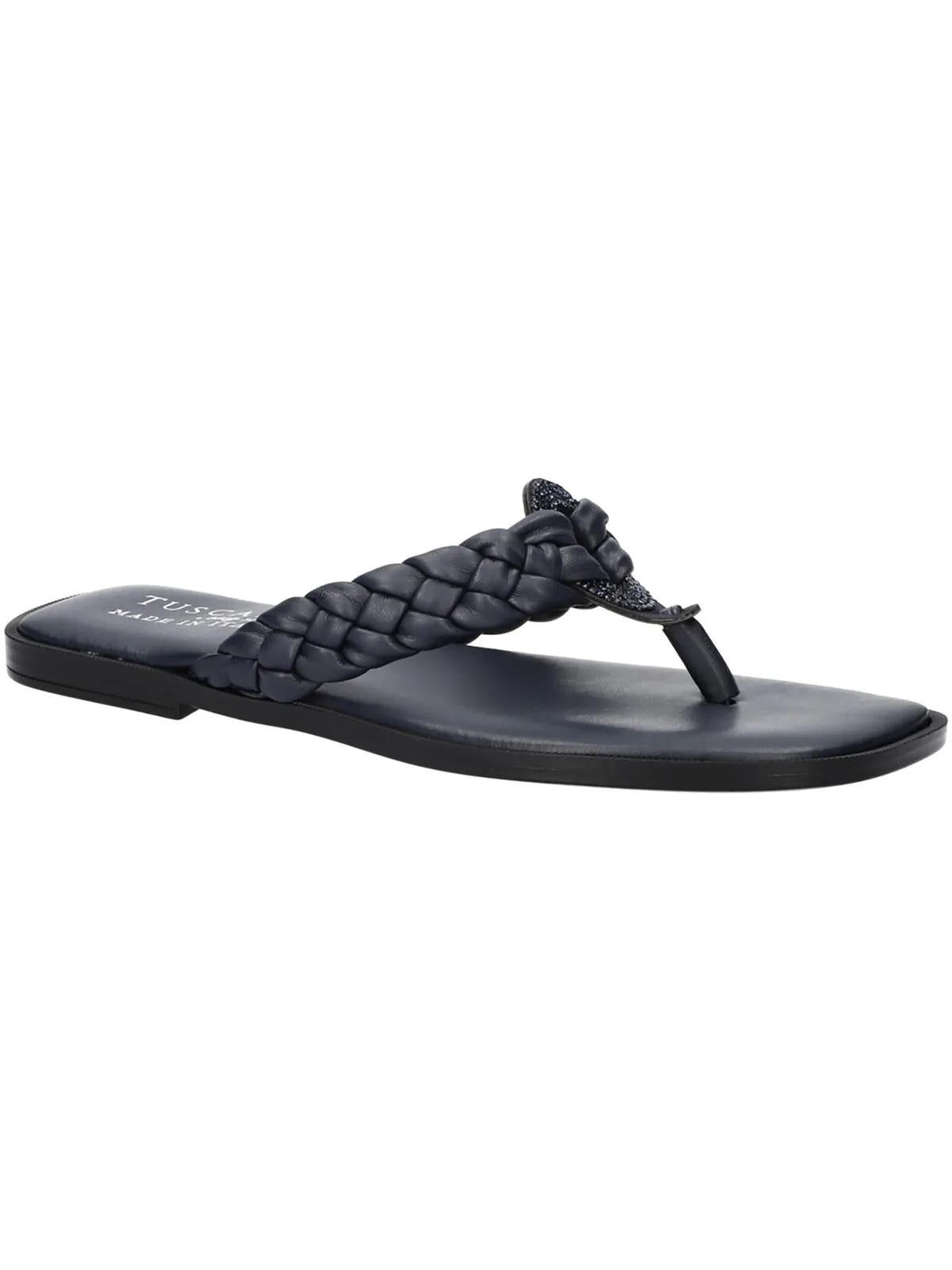 coletta Womens Leather Thong Sandals