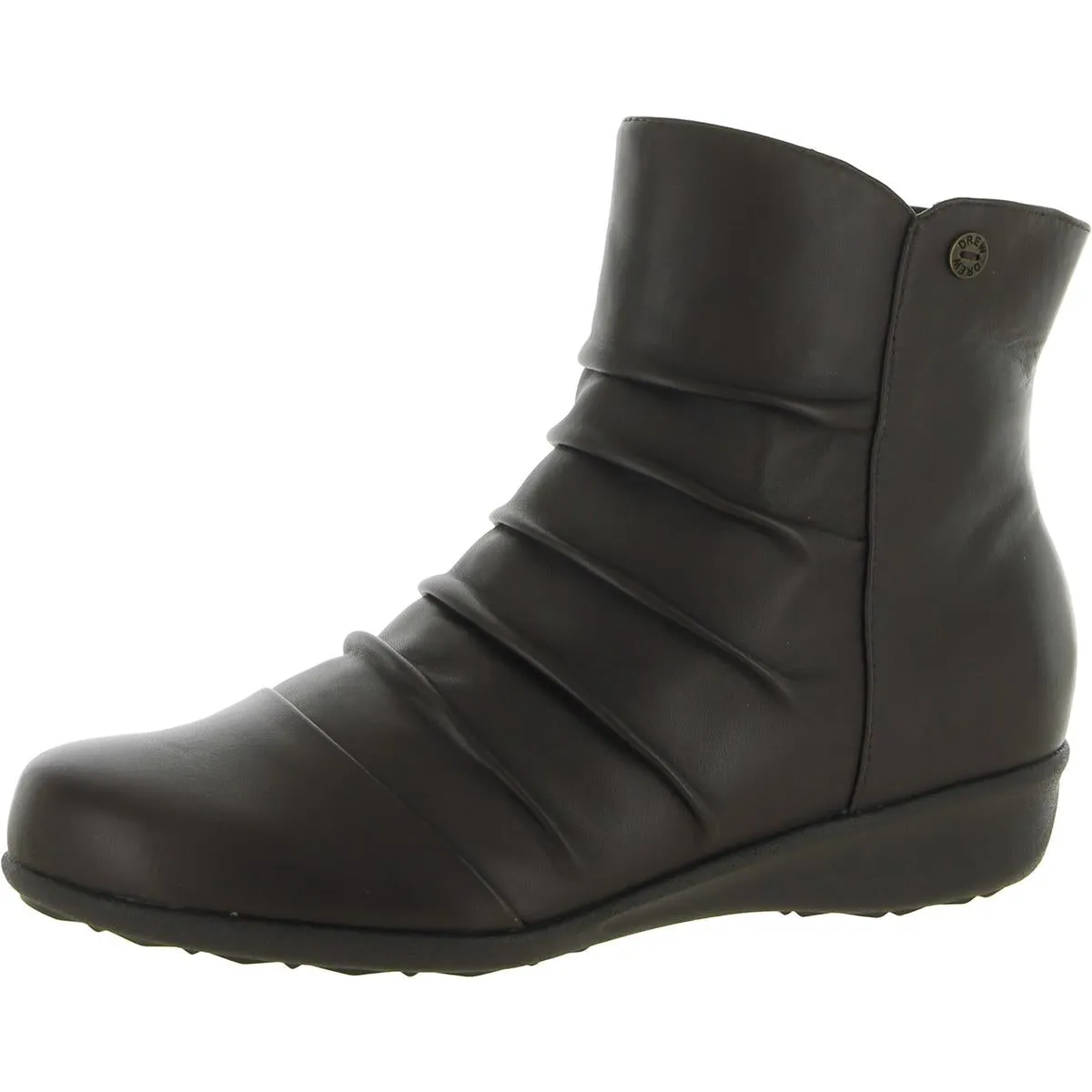 Cologne  Womens Pull On Leather Ankle Boots