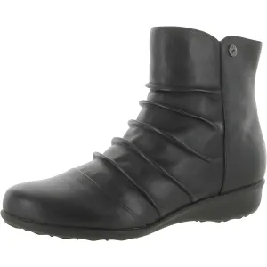 Cologne  Womens Pull On Leather Ankle Boots