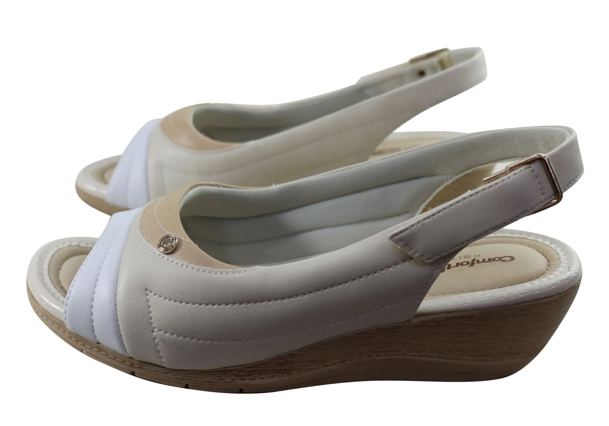 Comfortflex Keepler Womens Comfortable Wedge Sandals Made In Brazil Comfortflex Shoes