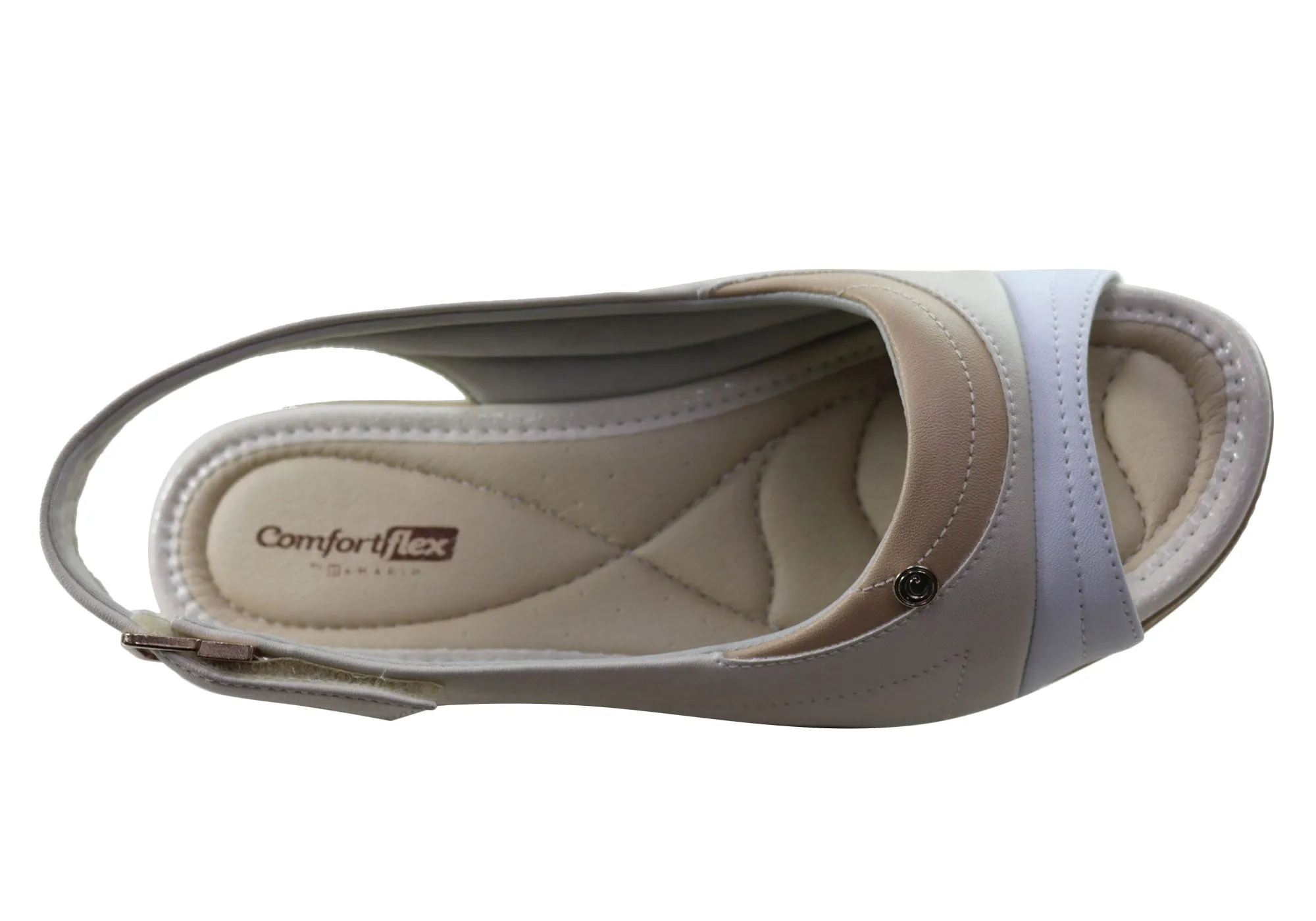 Comfortflex Keepler Womens Comfortable Wedge Sandals Made In Brazil Comfortflex Shoes