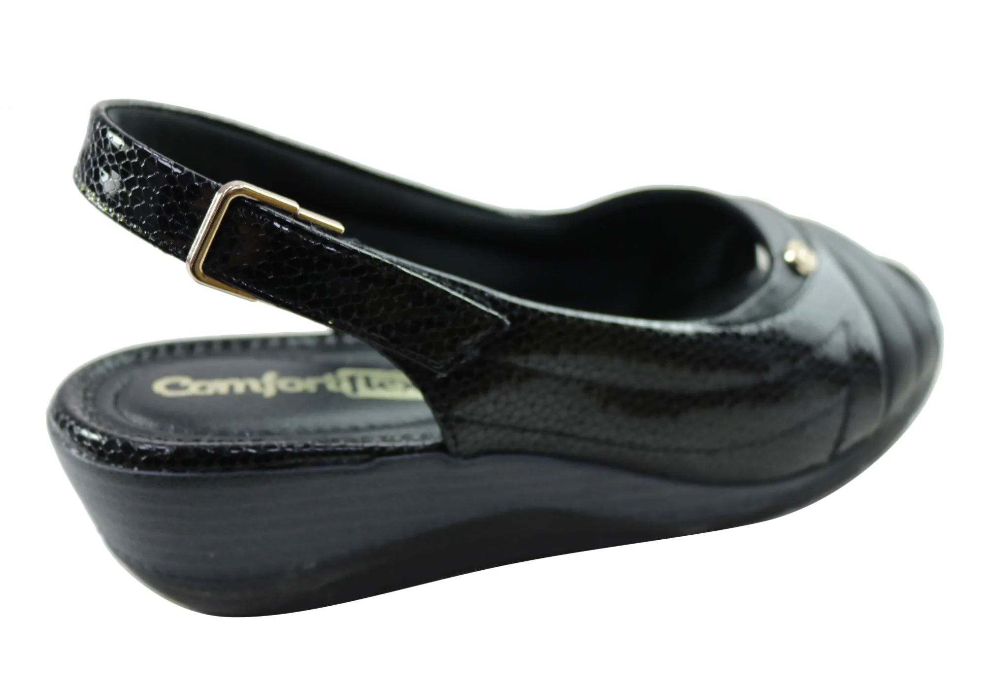 Comfortflex Keepler Womens Comfortable Wedge Sandals Made In Brazil Comfortflex Shoes