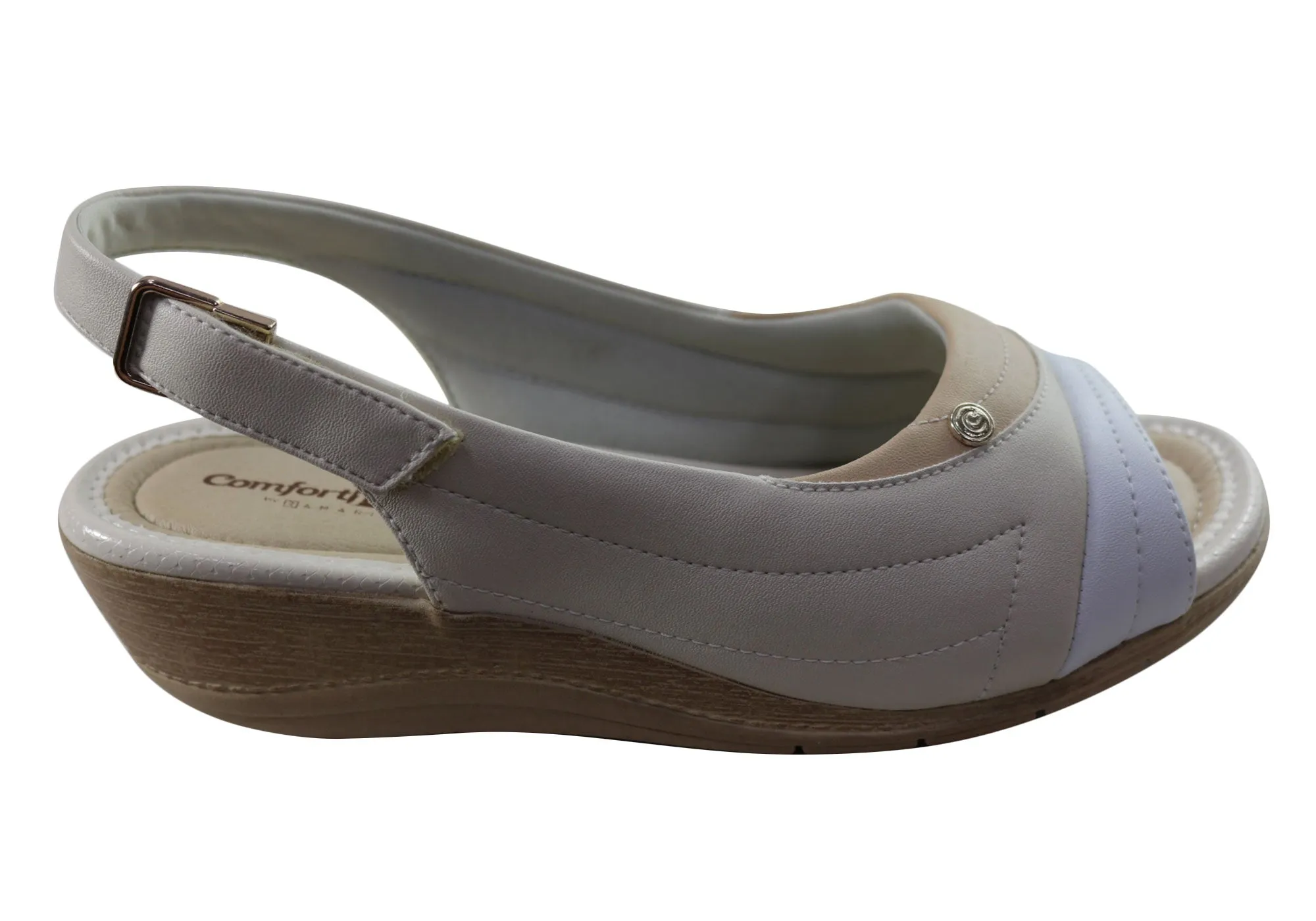 Comfortflex Keepler Womens Comfortable Wedge Sandals Made In Brazil Comfortflex Shoes