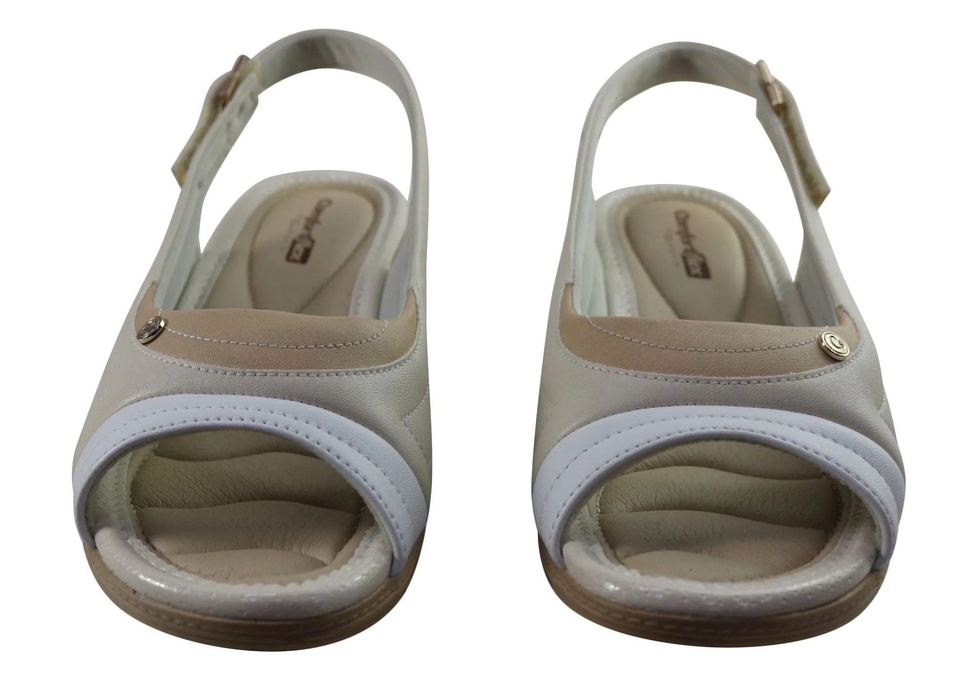Comfortflex Keepler Womens Comfortable Wedge Sandals Made In Brazil Comfortflex Shoes