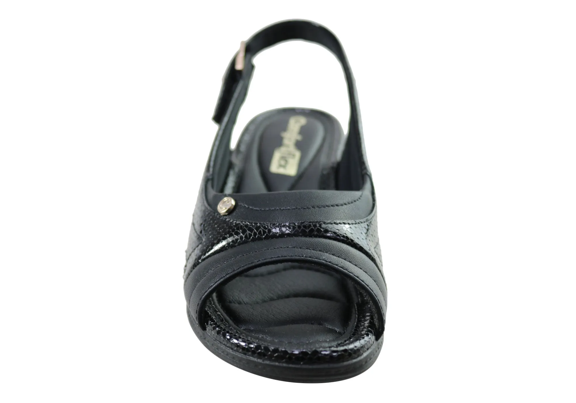 Comfortflex Keepler Womens Comfortable Wedge Sandals Made In Brazil Comfortflex Shoes