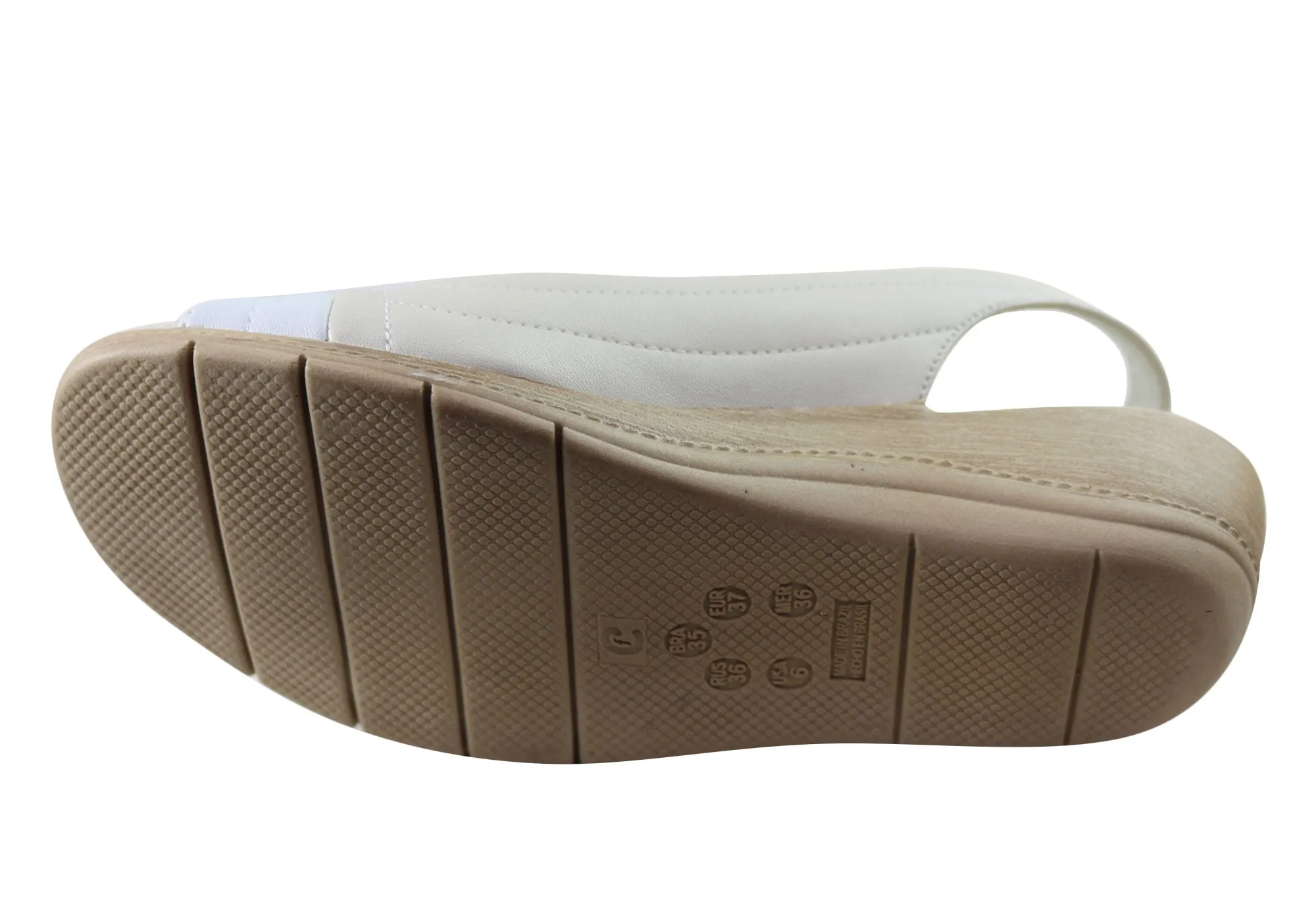 Comfortflex Keepler Womens Comfortable Wedge Sandals Made In Brazil Comfortflex Shoes