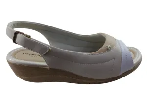 Comfortflex Keepler Womens Comfortable Wedge Sandals Made In Brazil Comfortflex Shoes