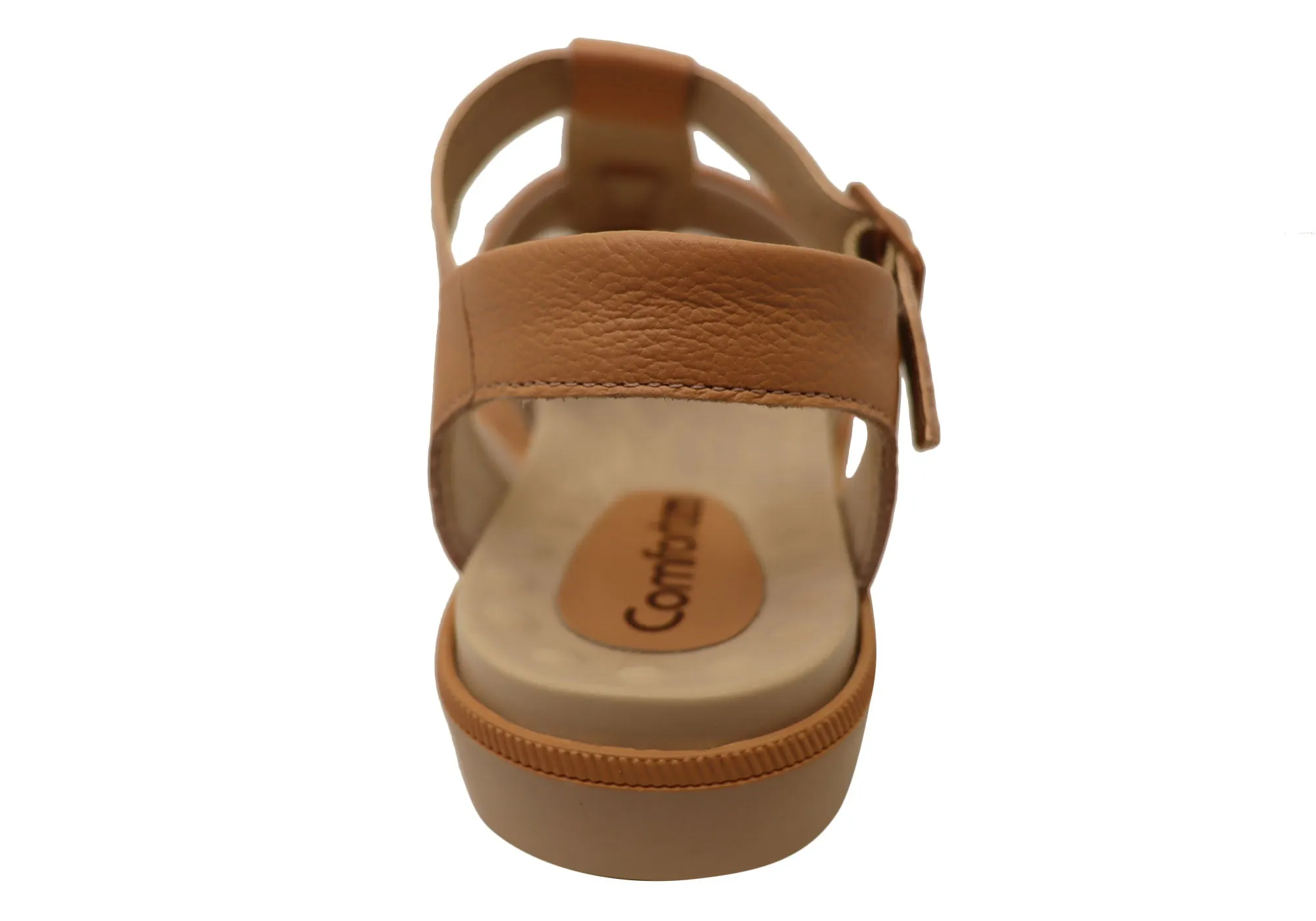 Comfortflex Kelly Womens Comfortable Leather Sandals Made In Brazil Comfortflex Shoes