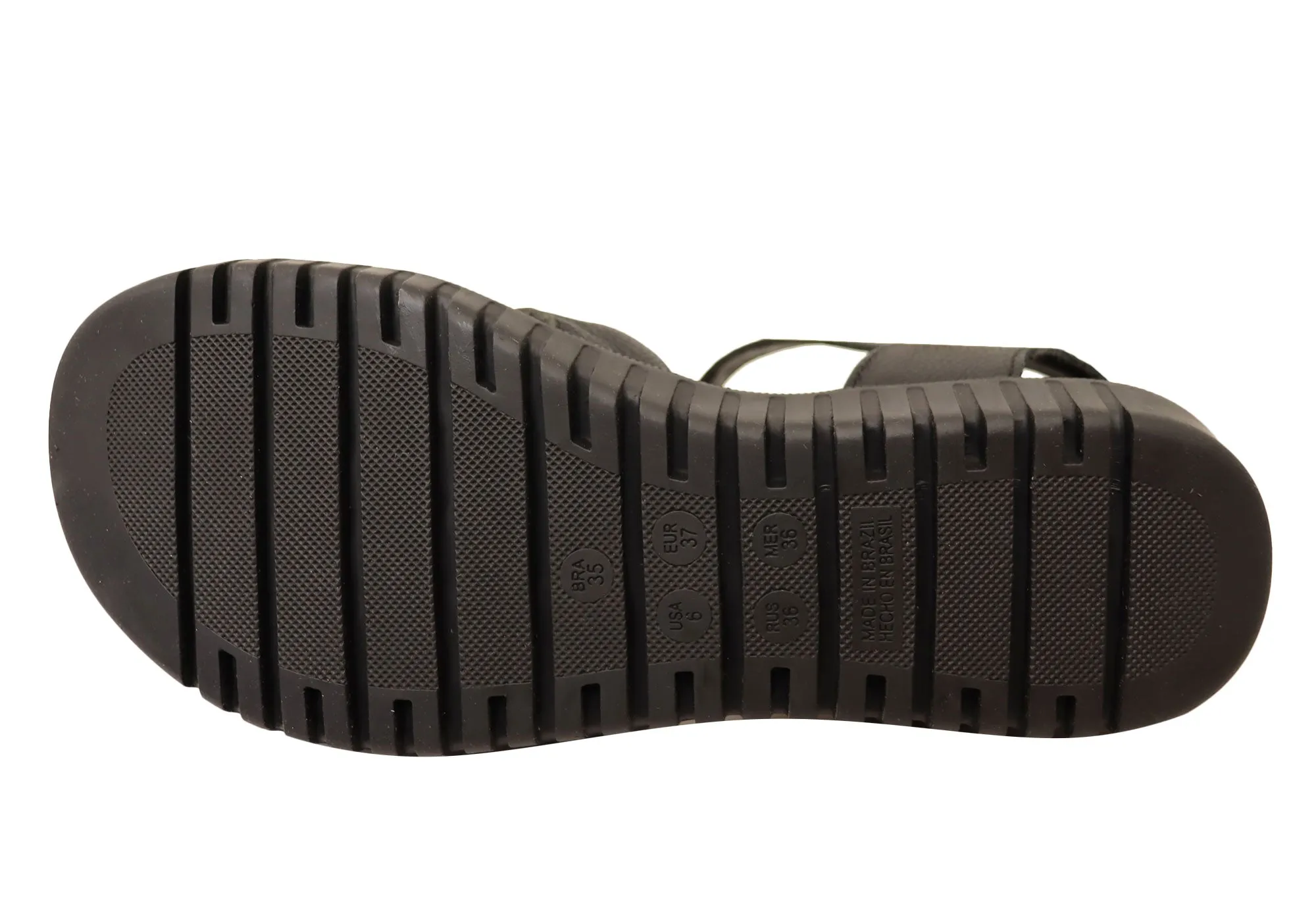 Comfortflex Kelly Womens Comfortable Leather Sandals Made In Brazil Comfortflex Shoes