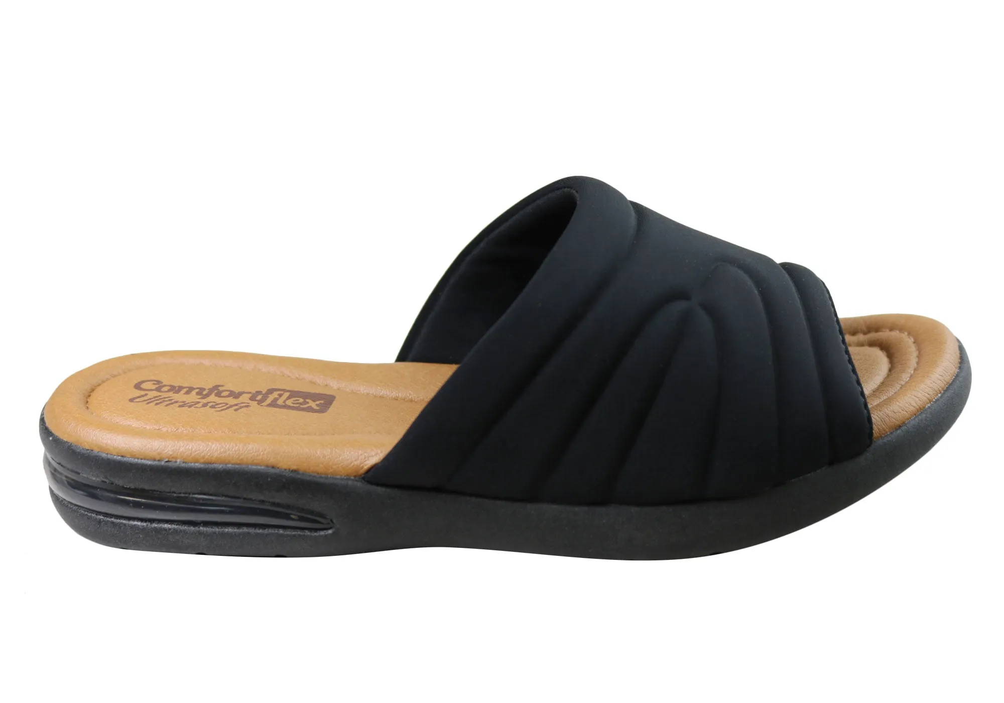 Comfortflex Laurel Womens Comfortable Slides Sandals Made In Brazil Comfortflex Shoes