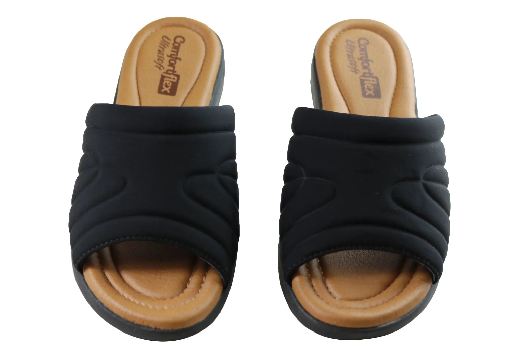 Comfortflex Laurel Womens Comfortable Slides Sandals Made In Brazil Comfortflex Shoes