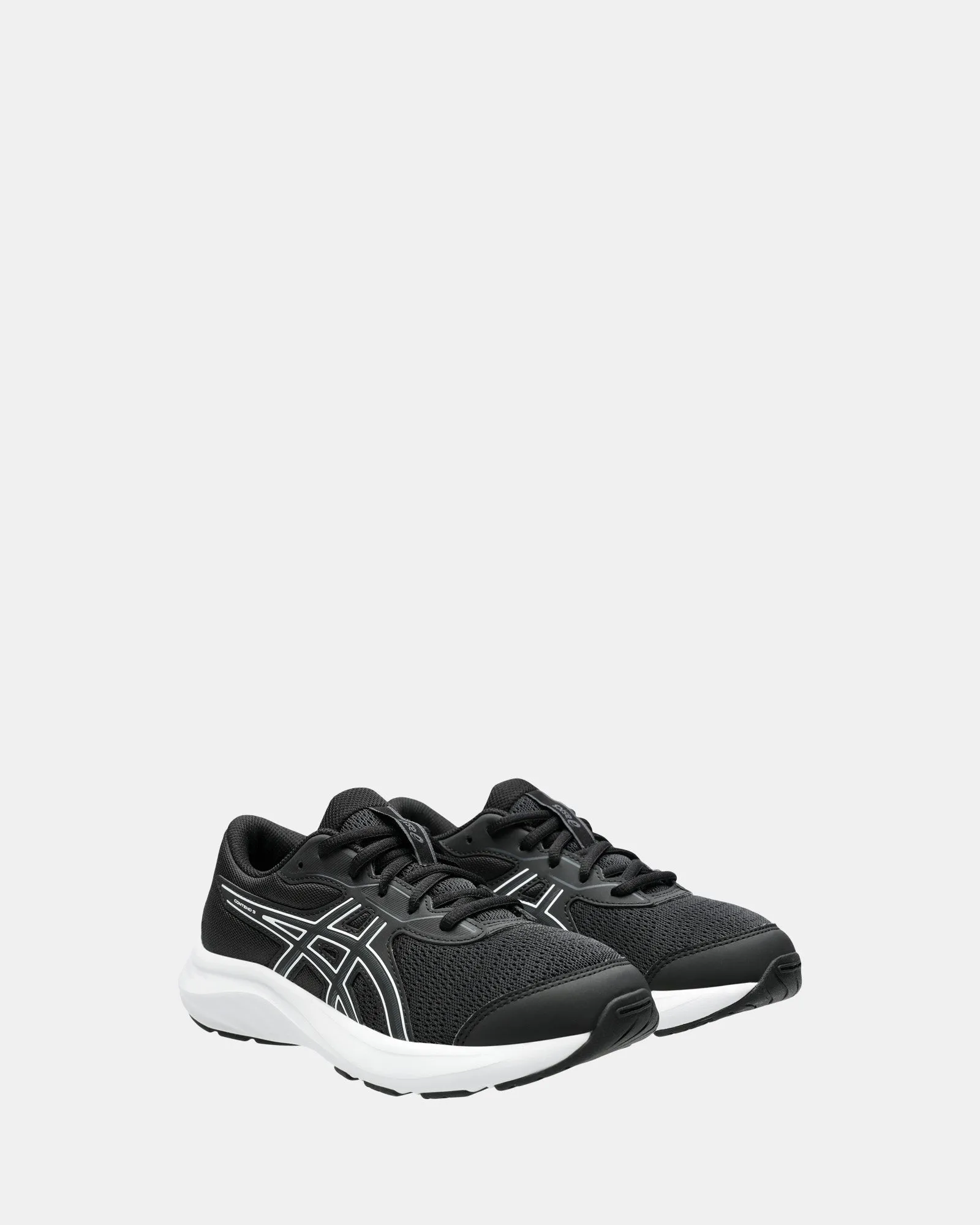 Contend 9 Grade School Black/White Asics Shoes