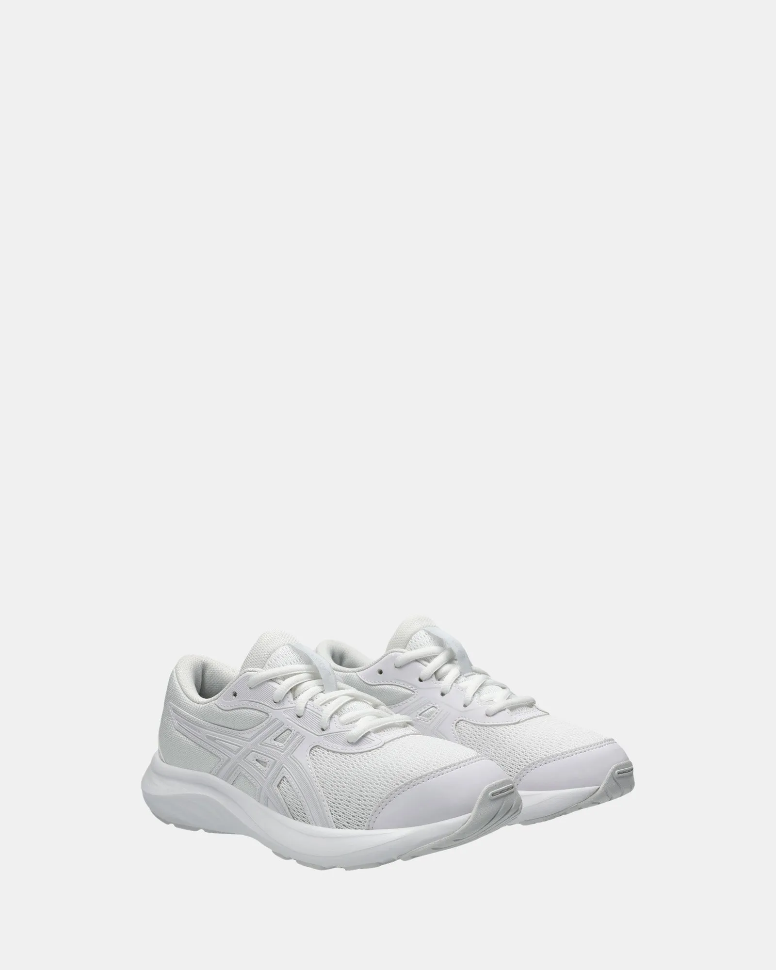 Contend 9 Grade School White/Glacier Grey Shoes_Asics