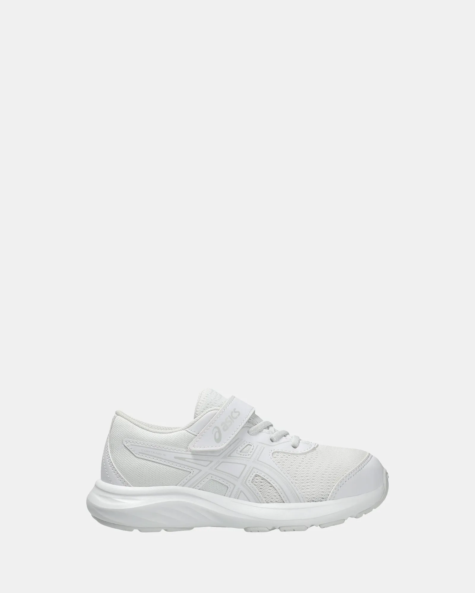 Contend 9 Pre-School White/Glacier Grey Shoes_Asics