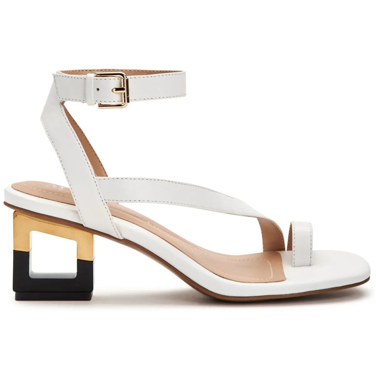 Coreena Womens Toe Loop Buckle Dress Sandals
